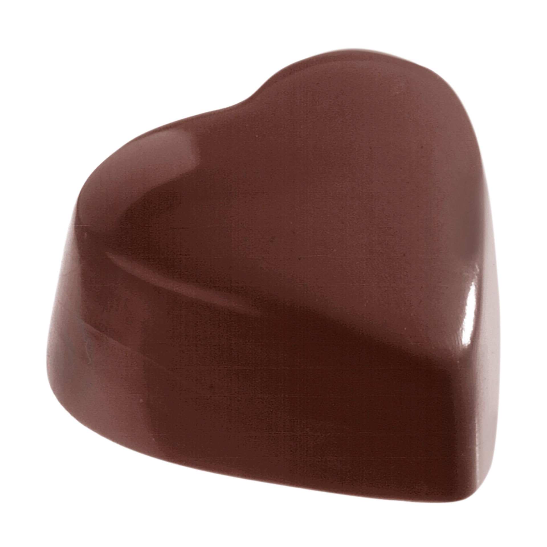 Schokoladen-Form - Herz groß - Abm. 27,5 x 13,5 x 2,4 cm - Polycarbonat - 421214-C
