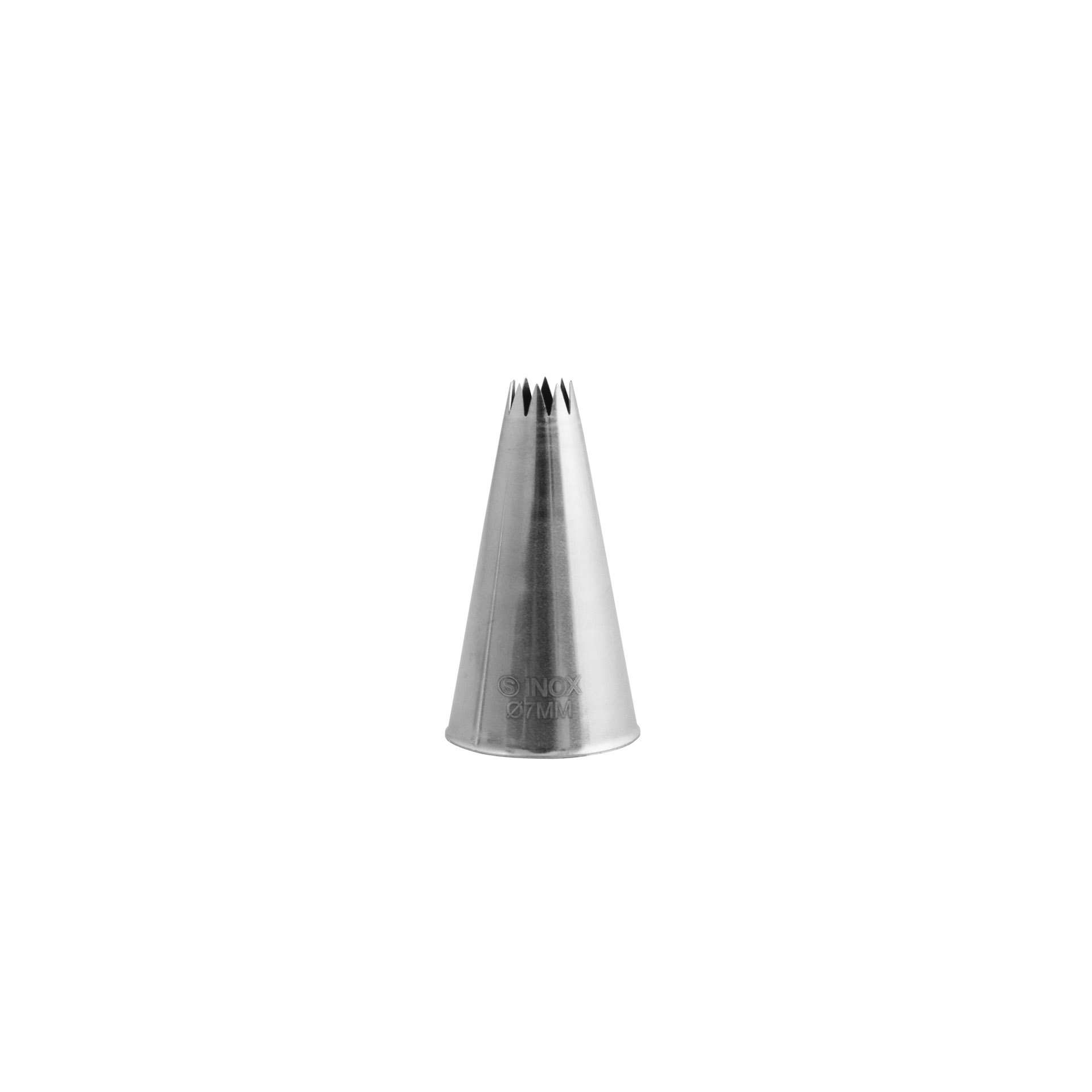 Französische Tüllen - Ø: 7 mm - Abm. 2,5 x 2,5 x 4,5 cm - Edelstahl - 197312-C