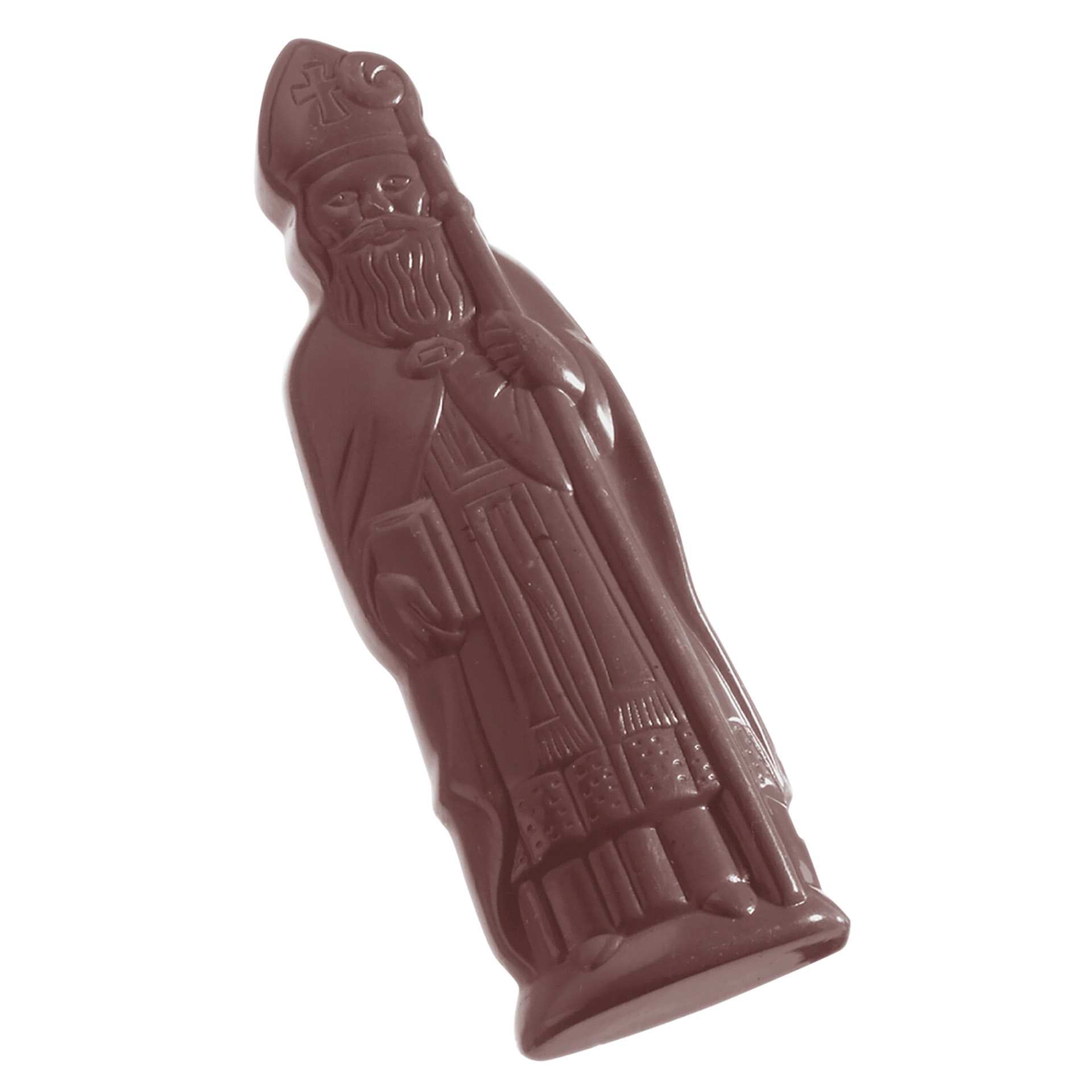 Schokoladen-Form - Nikolaus - Abm. 27,5 x 13,5 x 2,4 cm - Polycarbonat - 421079-C