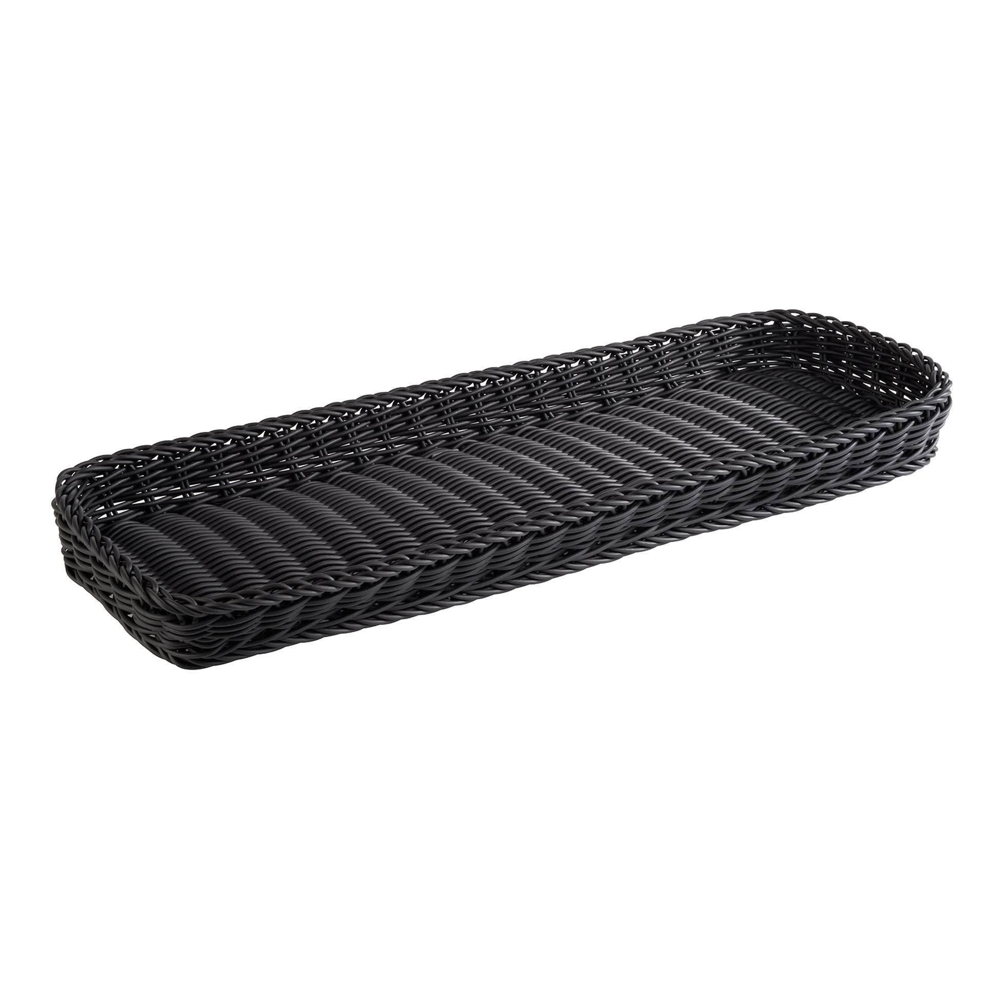 Korb - Serie Profi Line - schwarz - Abm. 60,0 x 20,0 x 5,0 cm - Polypropylen - 50913-B