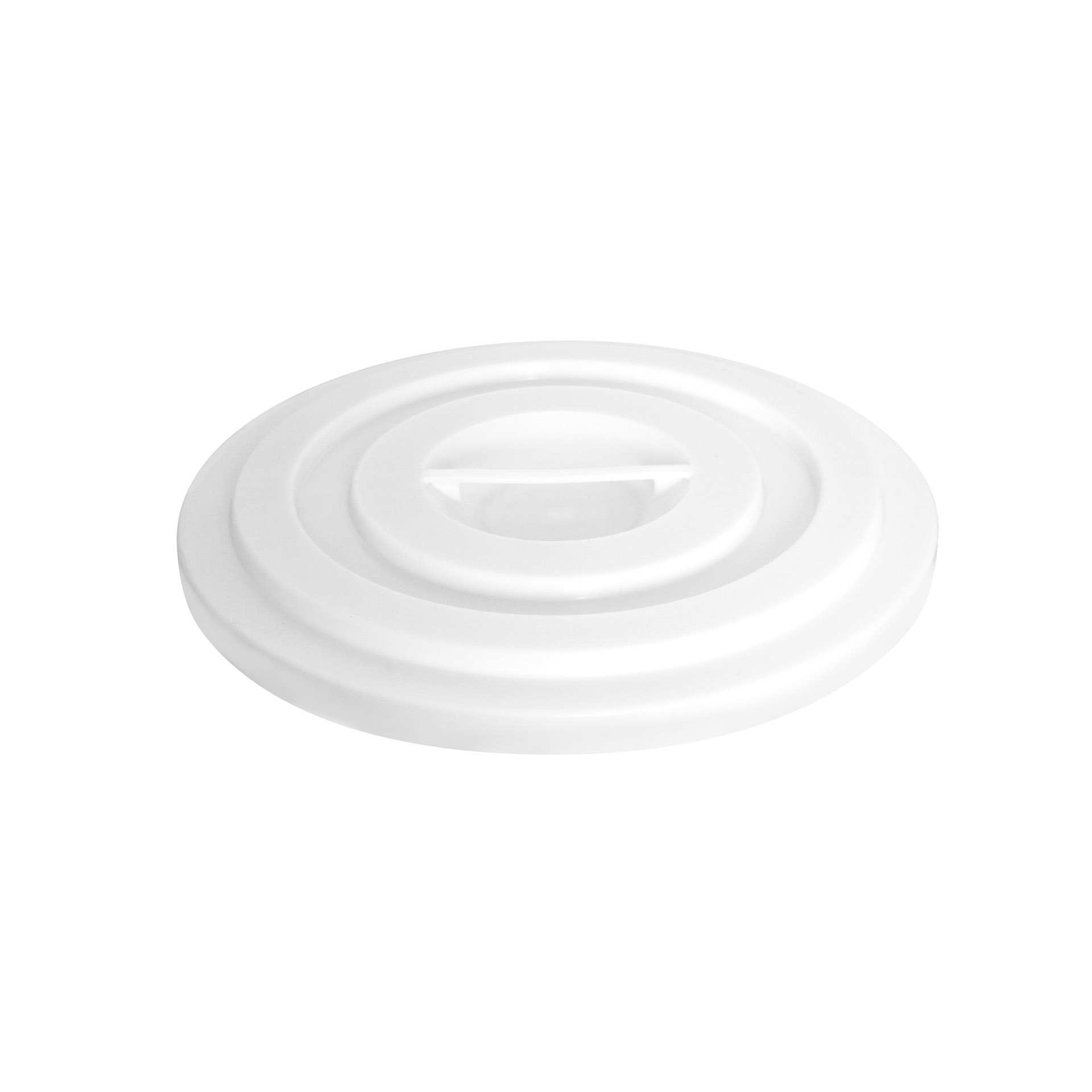 Deckel - für Kübel - 35 Liter (202000) - weiß - Abm. 39,5 x 39,5 x 3,0 cm - Polyethylen - 202005-C