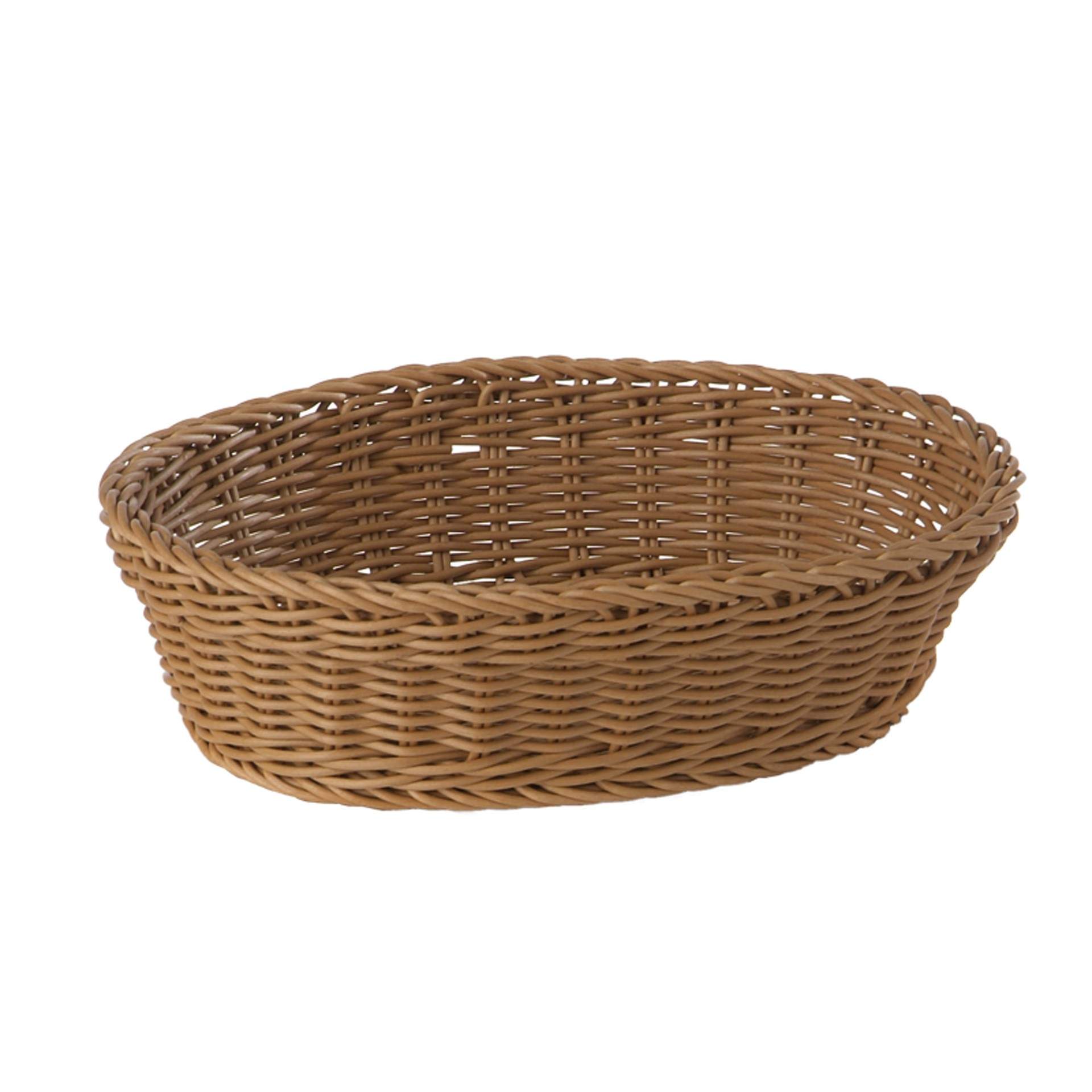 Korb - Serie Profi Line - beige - oval - Abm. 25 x 19 x 6,5 cm - Polypropylen - 50801-B
