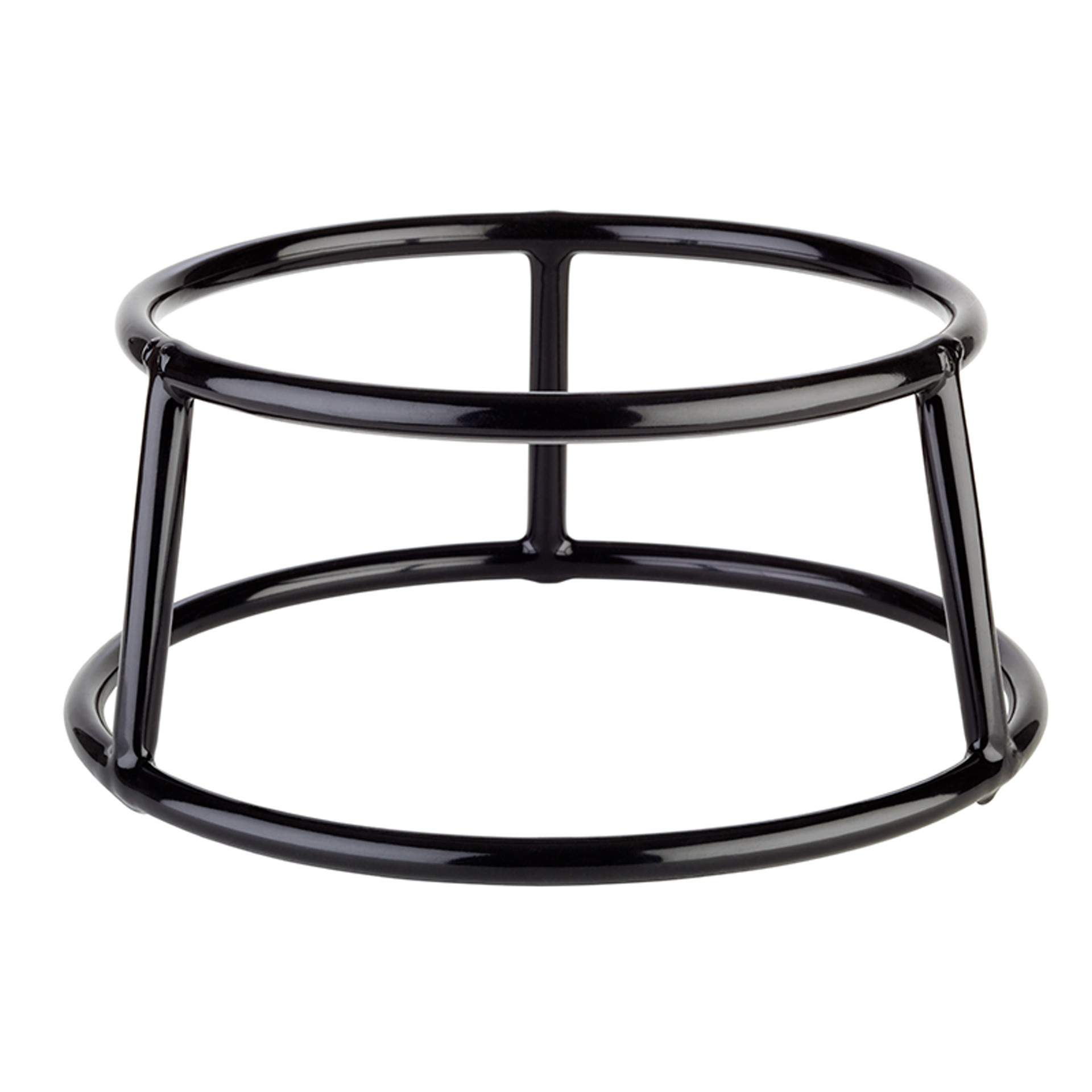 Buffet-Ständer - ummantelt - Serie Multi Round - schwarz - Abm. 8,0 cm - Ø oben / unten 15,5 / 18 cm - Metall - 33269-B