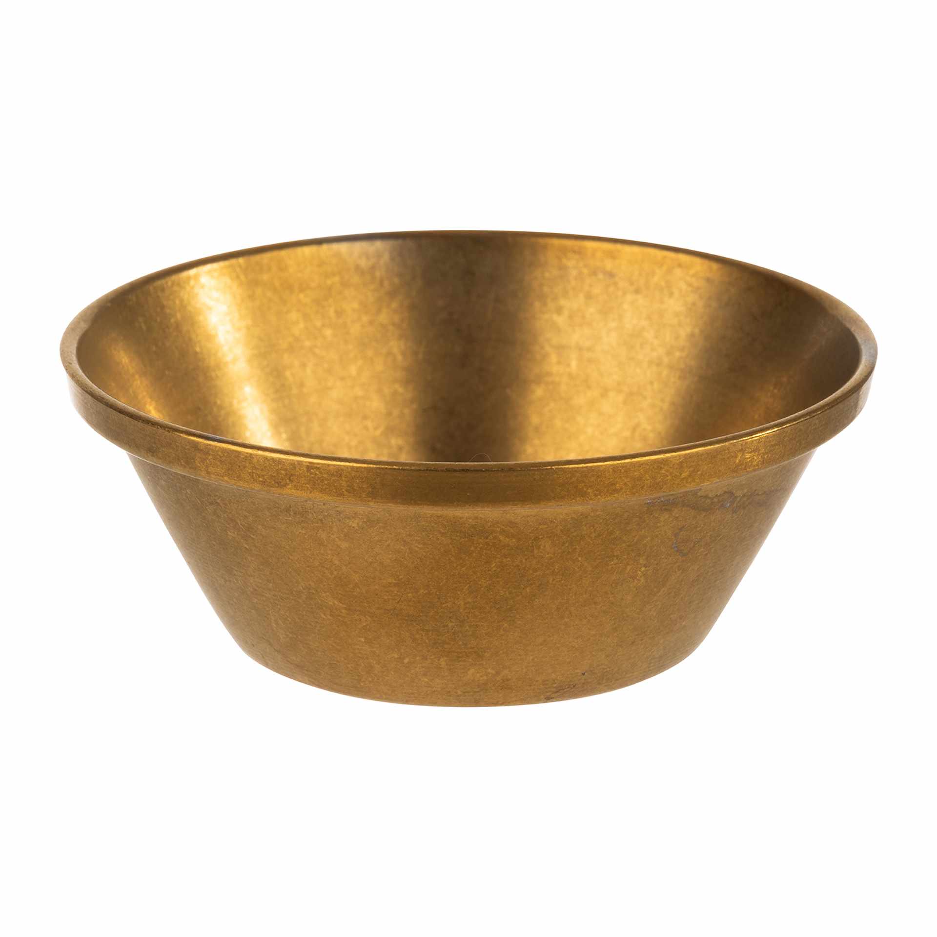 Dipschälchen - 6er Set - gold - rund - Höhe 2,5 cm - Ø 6 cm - Inhalt 0,04 l - Edelstahl - 40721-B