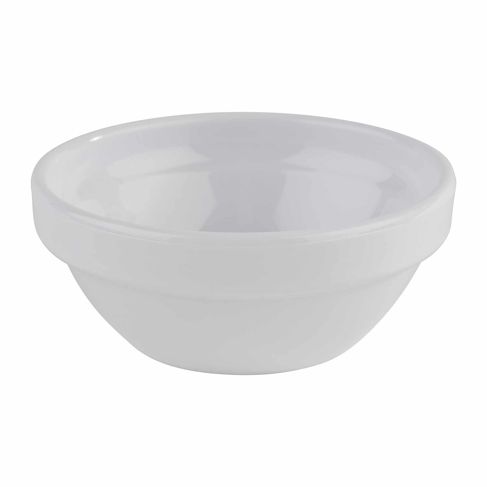 Schale - Serie Friendly - weiß - rund - Höhe 4,5 cm - Ø 10 cm - Inhalt 0,15 l - PET - 79020-B