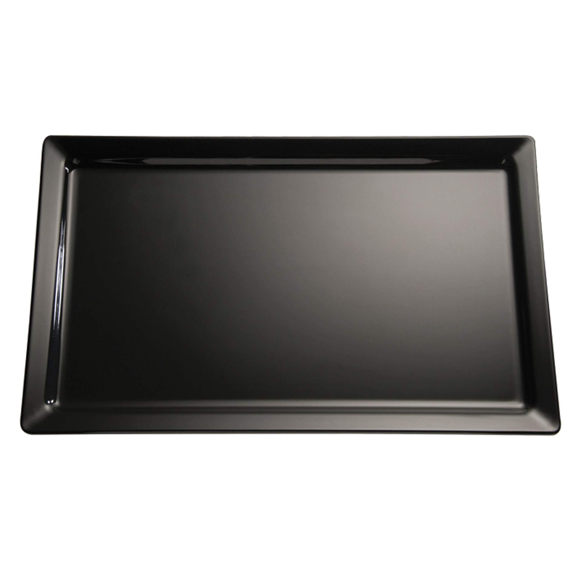 GN-Tablett - Serie Pure - schwarz - Abm. 3 cm - GN 1/3 (325 x 176 mm) - Melamin - 83491-B