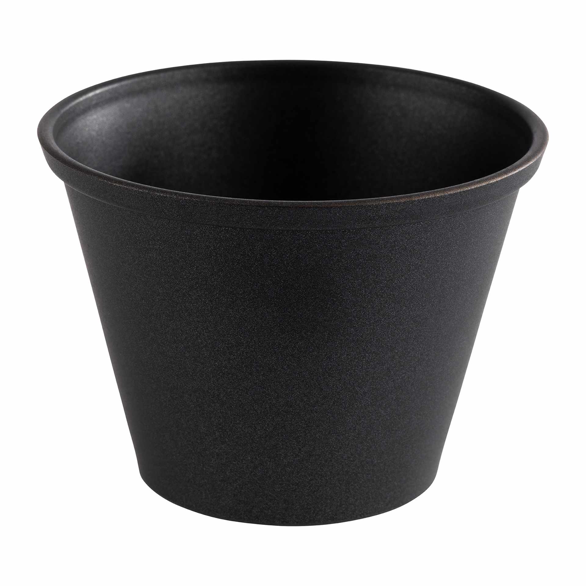 Dipschälchen - 6er Set - schwarz - rund - Höhe 4,5 cm - Ø 6 cm - Inhalt 0,06 l - Edelstahl - 40727-B