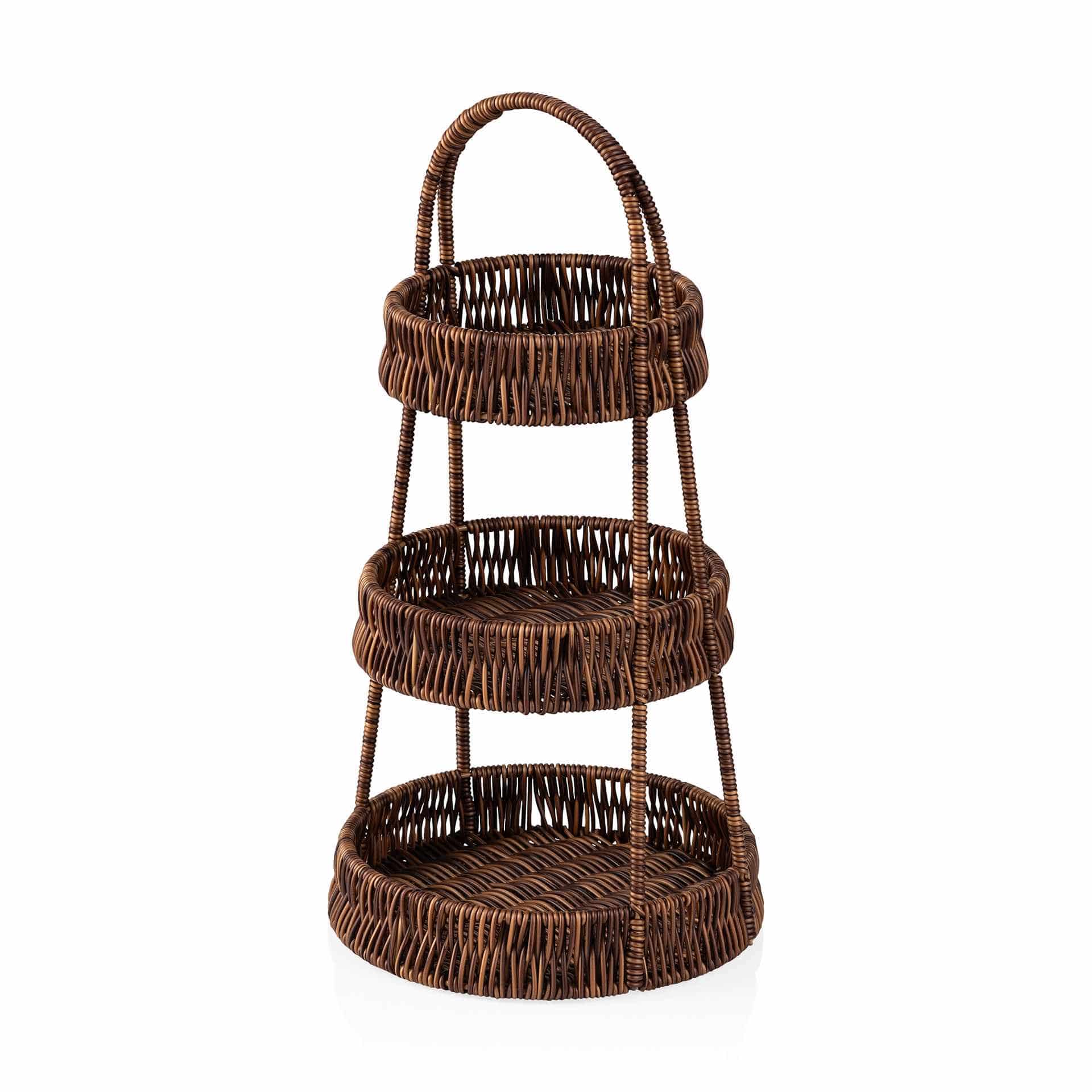Etagere - mit 3 Ablagen - Höhe 45,0 cm - Polypropylen