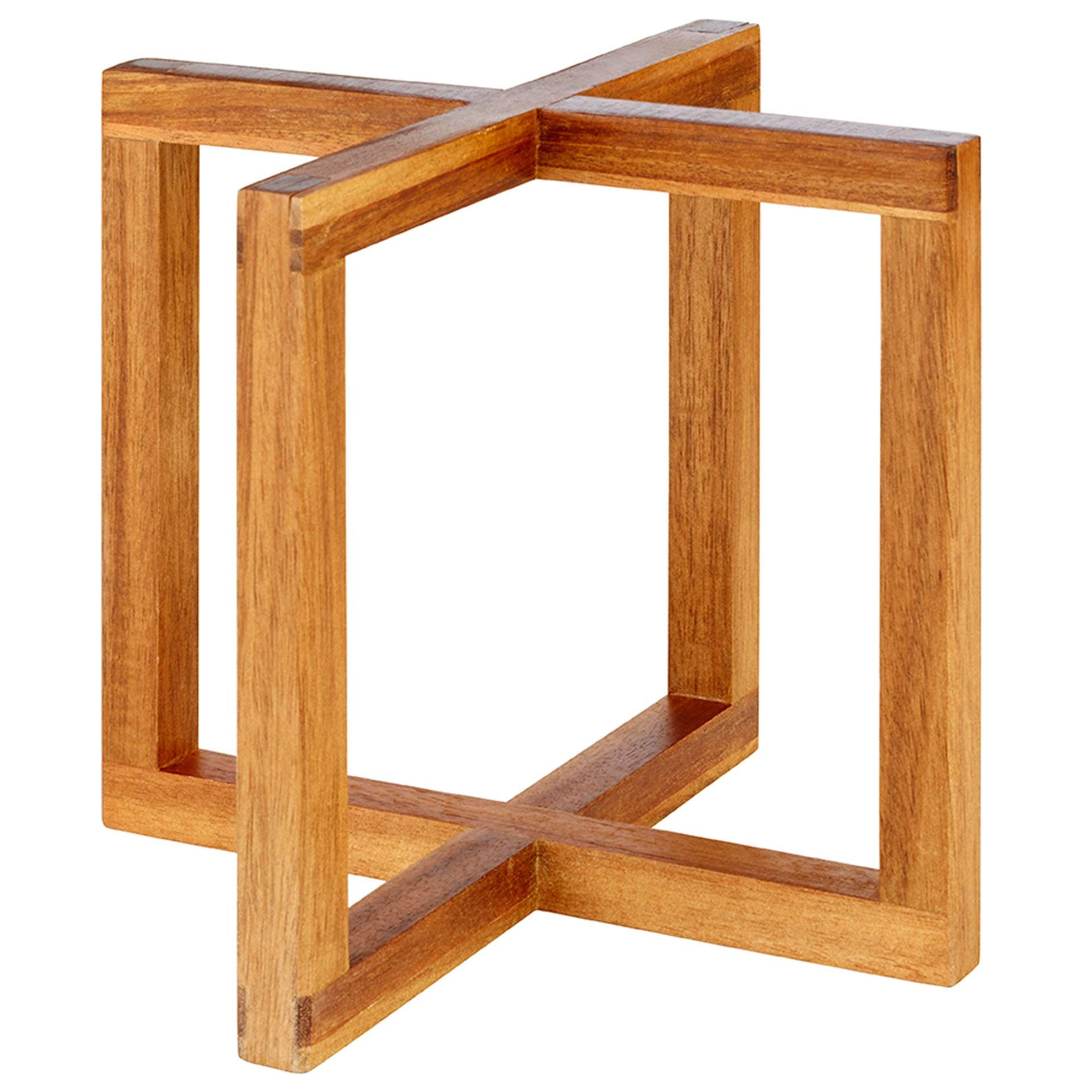 Buffet-Ständer - liegend oder stehend - Serie Wood - natur - Abm. 20 x 20 x 17,5 cm - Akazienholz - 33280-B