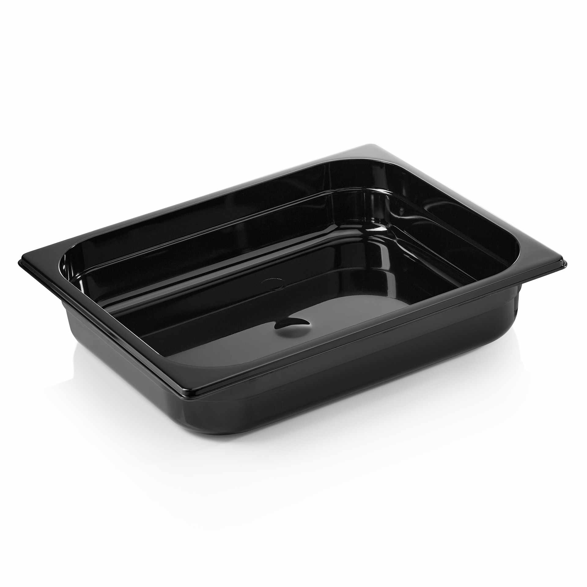 GN-Behälter - Serie GN 96 Black - schwarz - Inhalt 4,0 l - GN 1/2 (325 x 265 mm) - Polycarbonat