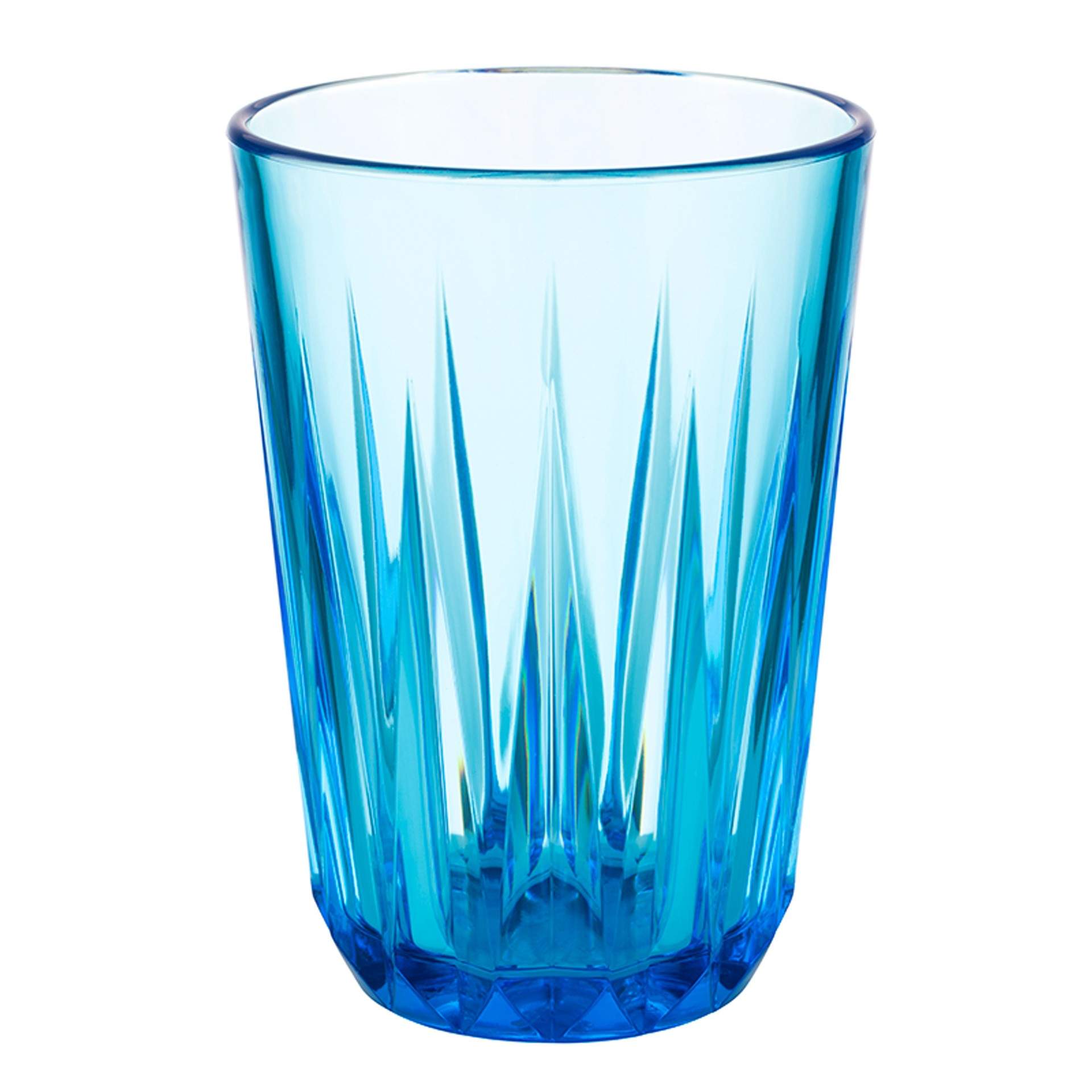 Trinkbecher - Serie Crystal - blau - Abm. 9,5 cm - Ø 7,0 cm - Inhalt 0,15 l - Tritan - 10513-B
