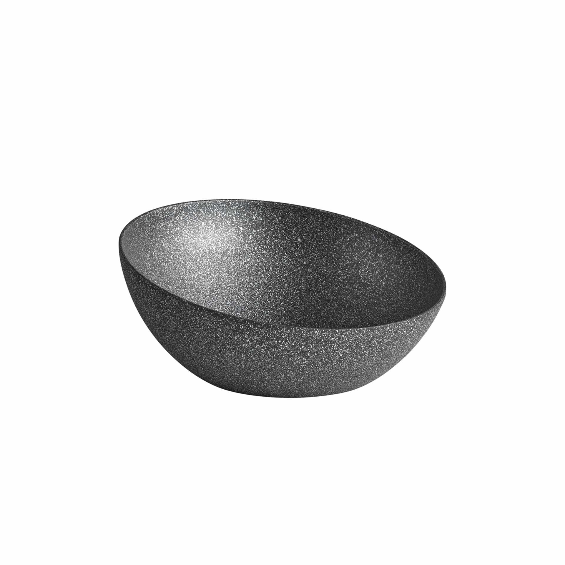 Schale - antihaftbeschichtet - Serie Frostfire - schwarz / grau / silber - rund - Höhe 12,0 cm - Ø 26,5 cm - Inhalt 1,9 l - Aluminium - 30015-B