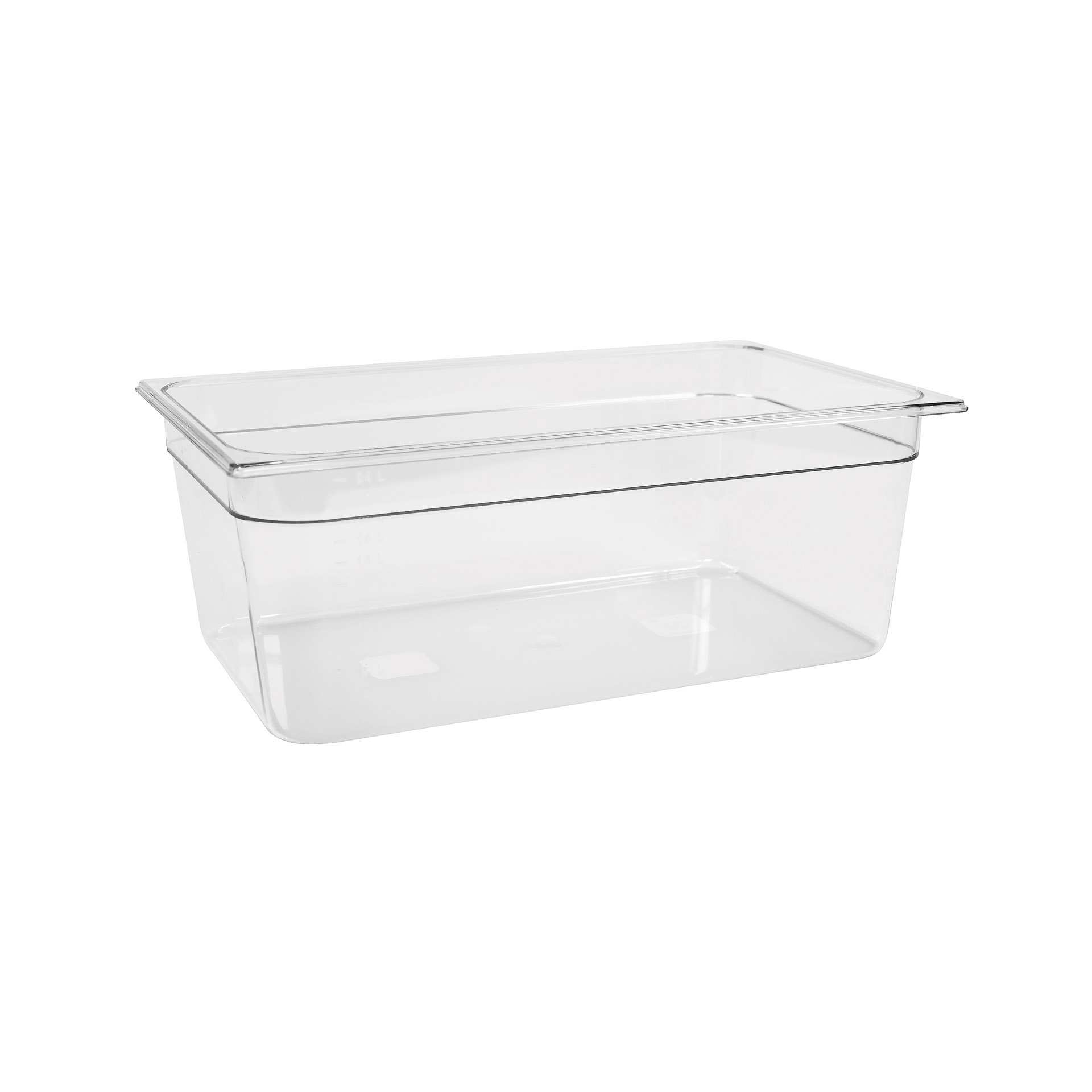 GN-Behälter - Abm. 53,0 x 32,5 x 20,0 cm - Inhalt 26,4 l - GN 1/1 (530 x 325 mm) - 200 mm - Polycarbonat - 530103-C