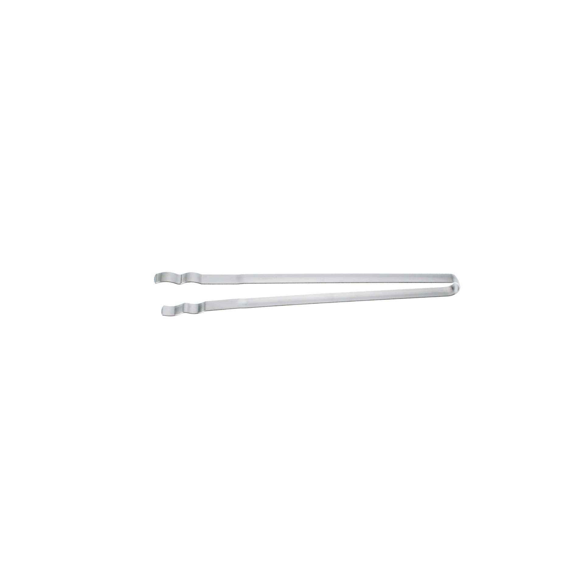 Wurstzange - Greifende gewellt, gerade - Abm. 35,4 x 6,8 x 2,4 cm - Edelstahl - 172414-C