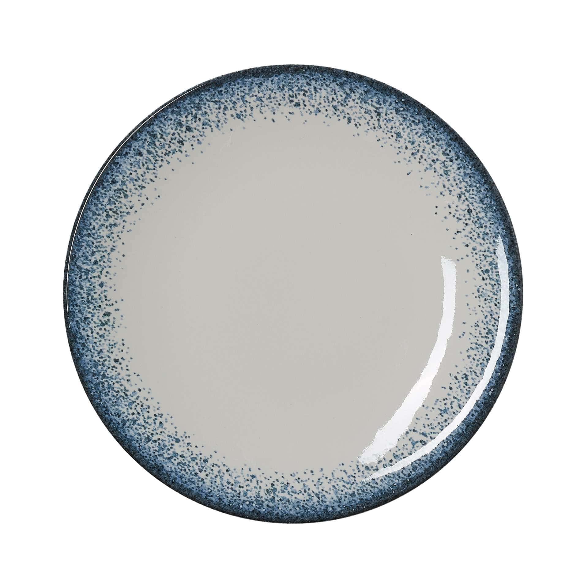 Teller (flach) - Set á 6 Stück - Serie Vida Marina - marina - rund - Höhe 3,0 cm - Ø 27,0 cm - Porzellan - 4882127-A