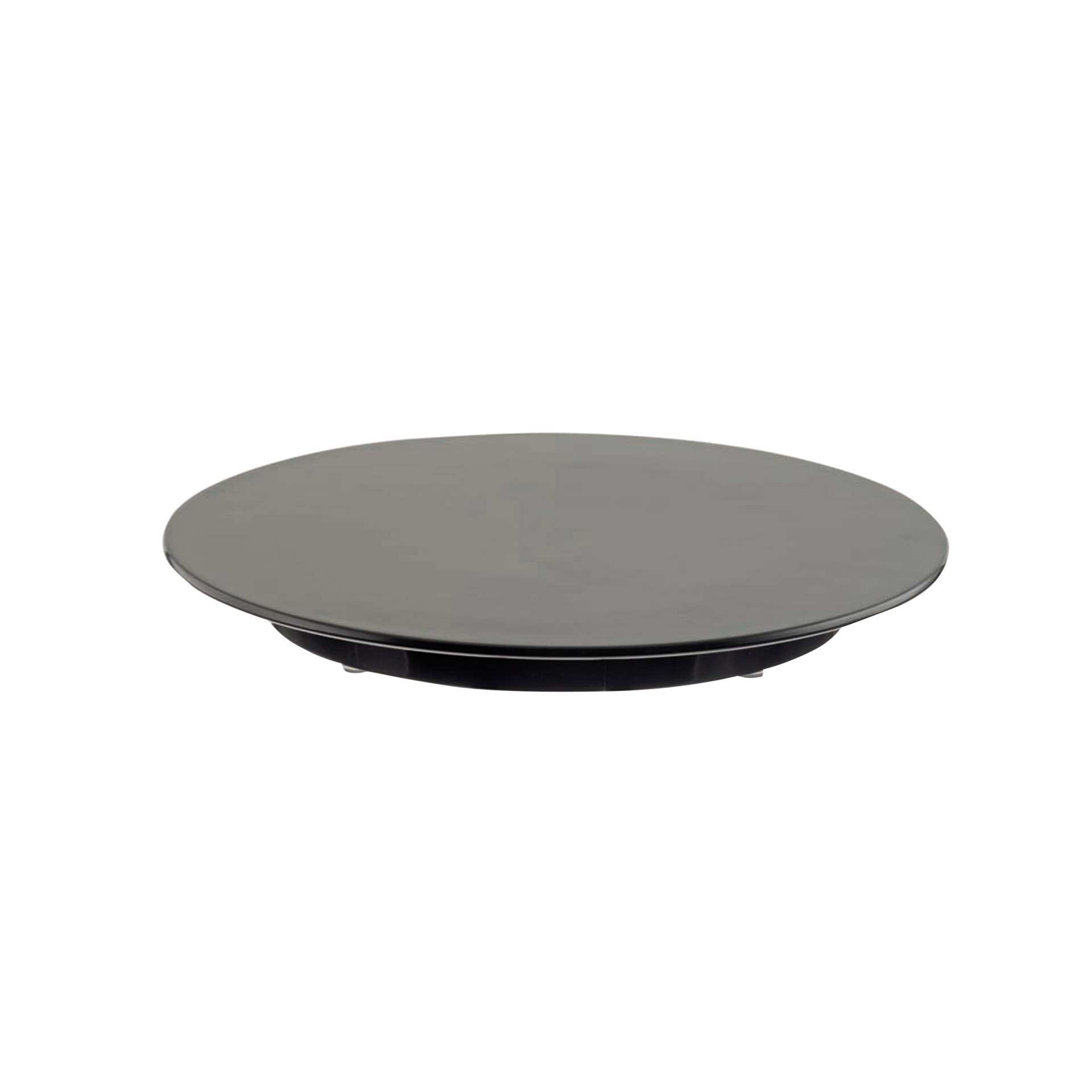 Tortenplatte - schwarz - Abm. 32,0 x 32,0 x 3,0 cm - Melamin - 227127-C