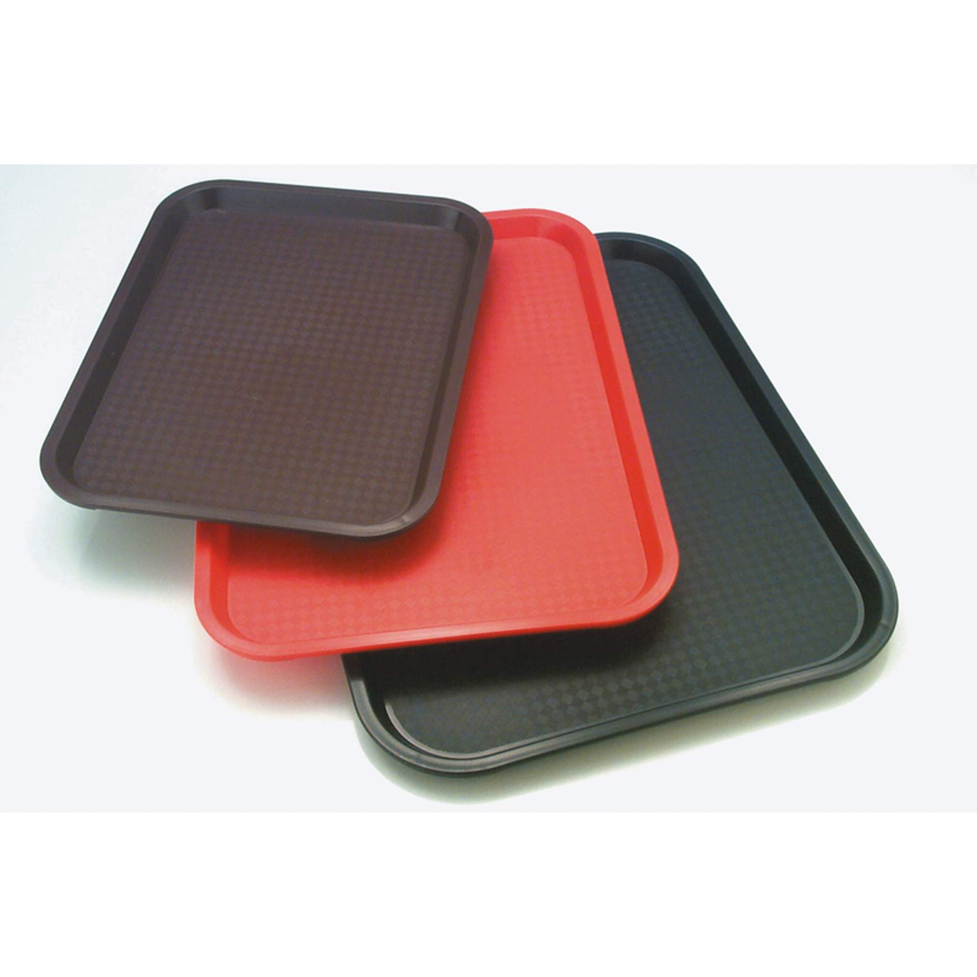 Tablett - rot - rechteckig - Abm. 45 x 35,5 cm - Polypropylen - 540-B