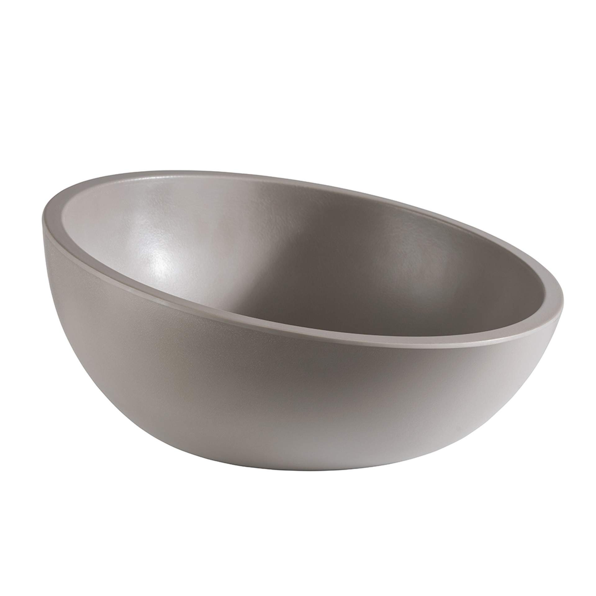 Schale - Serie Element Look - grau - rund - Abm. 8,5 / 14,5 cm - Inhalt 2,30 l - Melamin - 84837-B