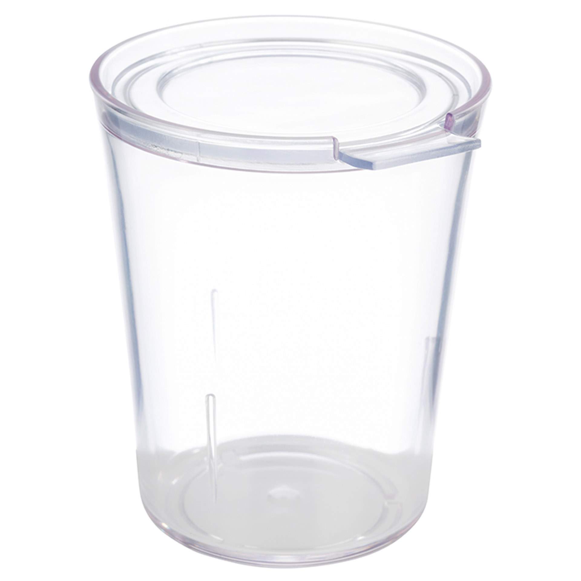 Becher - Abm. 10,0 cm - Ø 8,0 cm - Inhalt 0,25 l - SAN - 10506-B