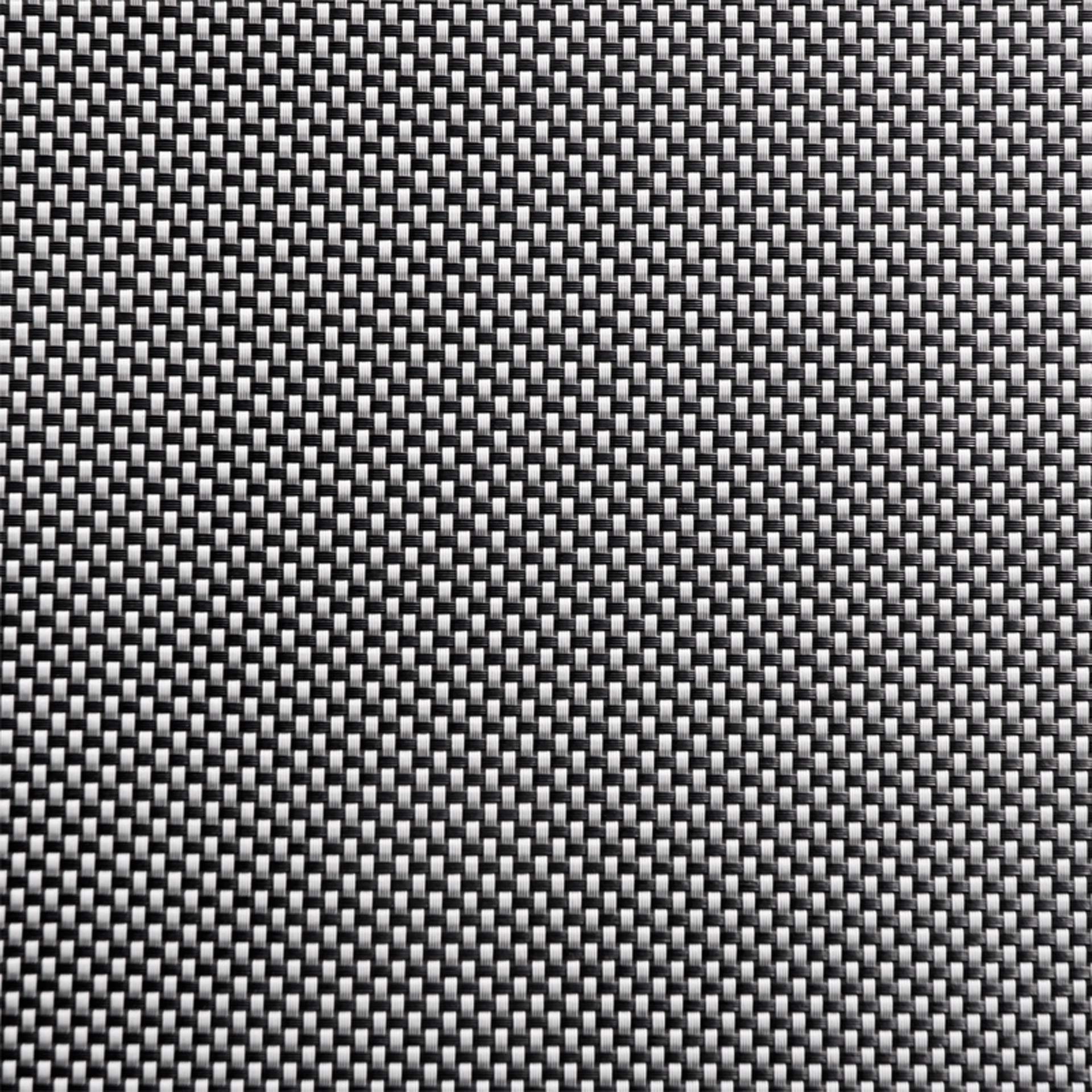 Tischset - schwarz / weiß - rechteckig - Abm. 45 x 33 cm - Kunststoff - 60520-B