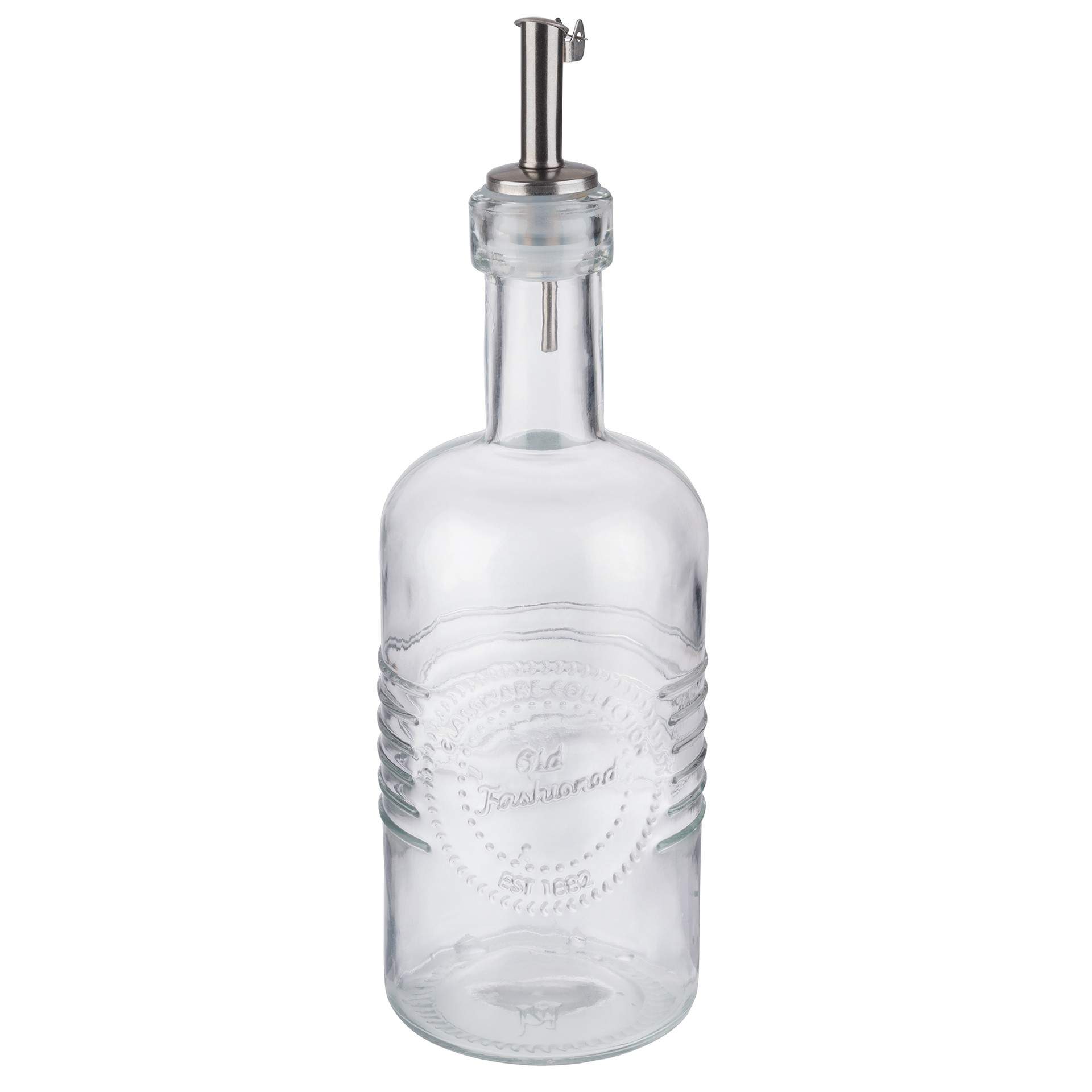 Flasche - für Essig und Öl - Serie Old Fashioned - transparent - Abm. 22 cm - Ø 7,0 cm - Inhalt 0,35 l - Glas - 40511-B