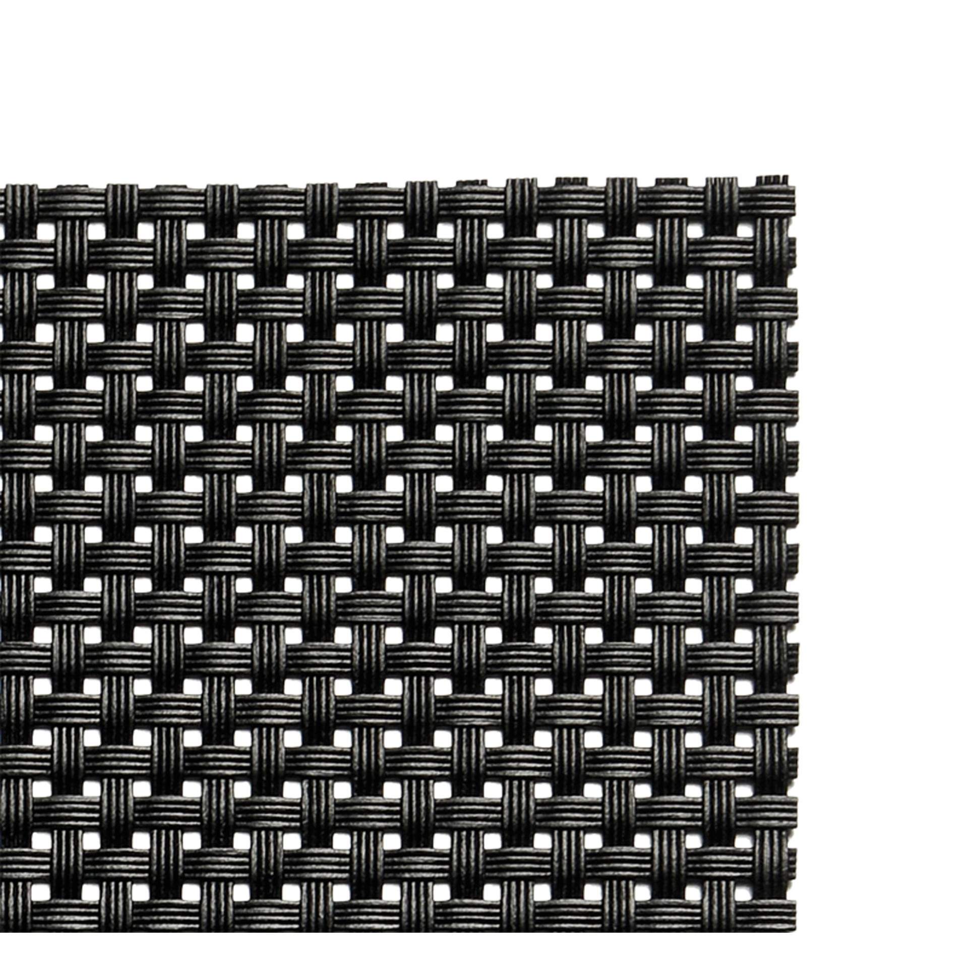 Tischset - schwarz - rechteckig - Abm. 45 x 33 cm - Kunststoff - 60012-B