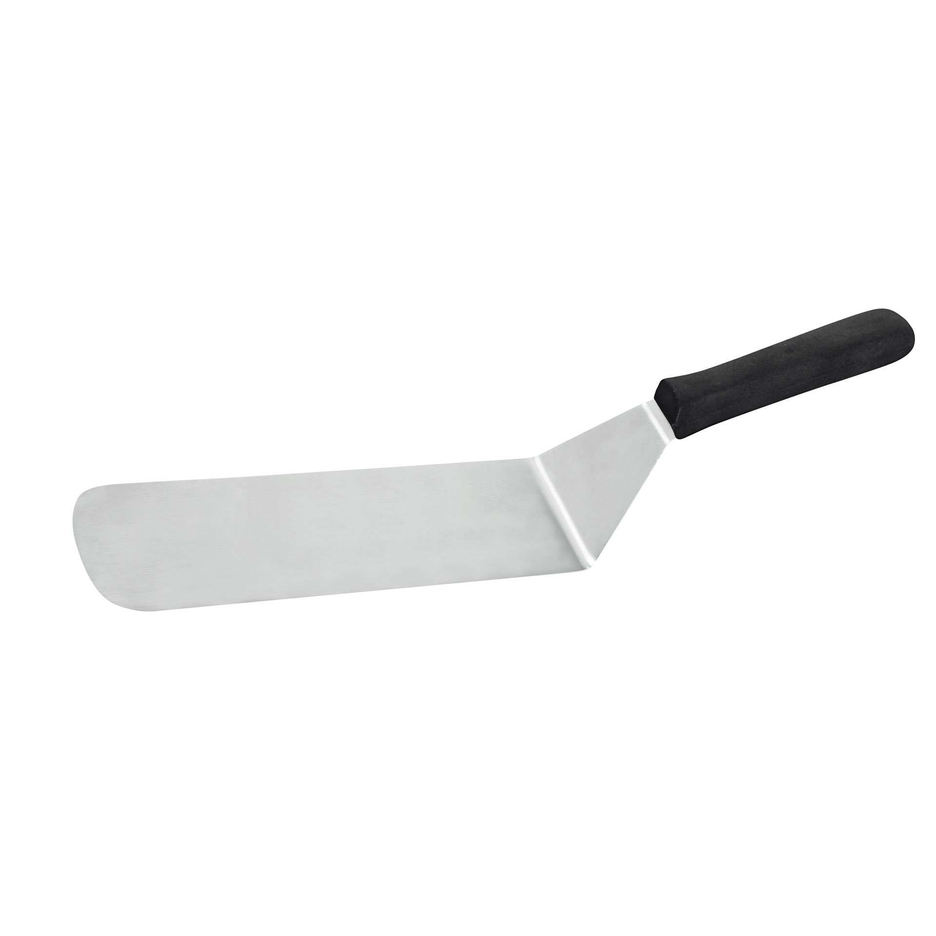 Pfannenwender - gebogene Klinge - Abm. 30,0 x 7,5 x 0,0 cm - Edelstahl - 260025-C