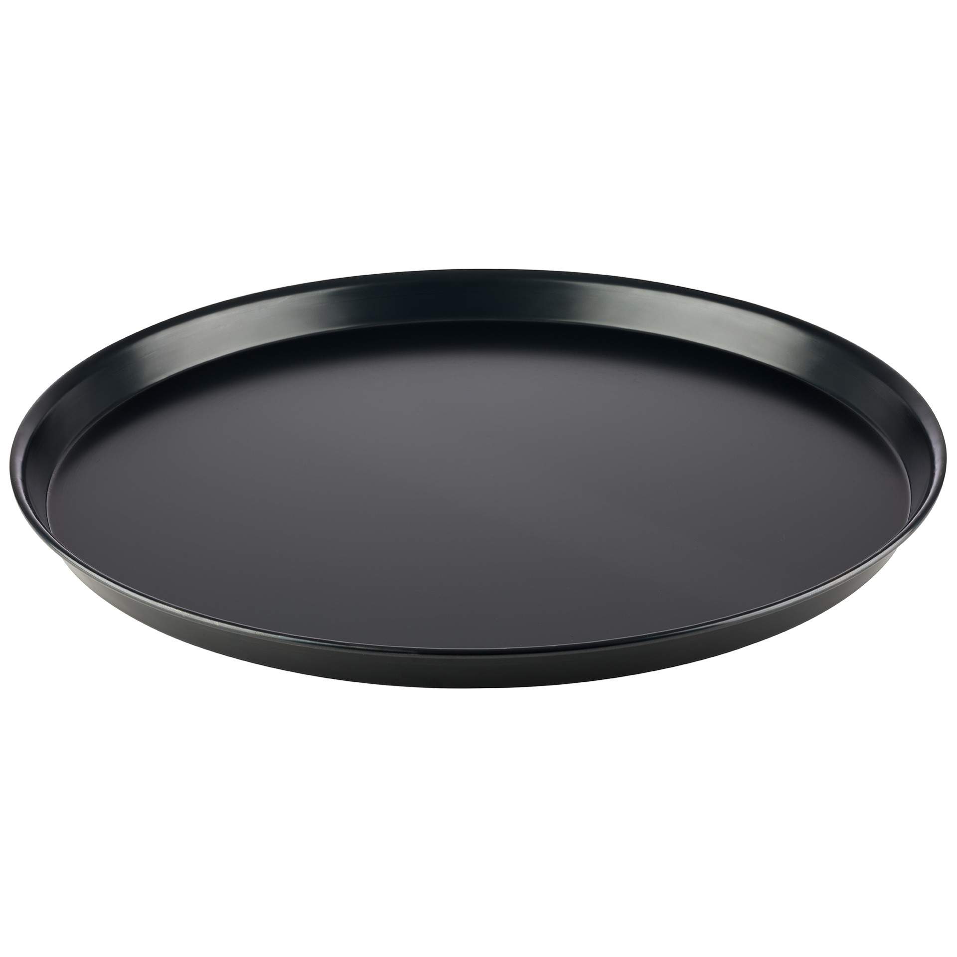 Pizzaform - zum professionellen Pizzabacken - rund - Abm. 3,5 cm - Ø oben / unten 50 / 48,4 cm - Blaublech - 73513-B