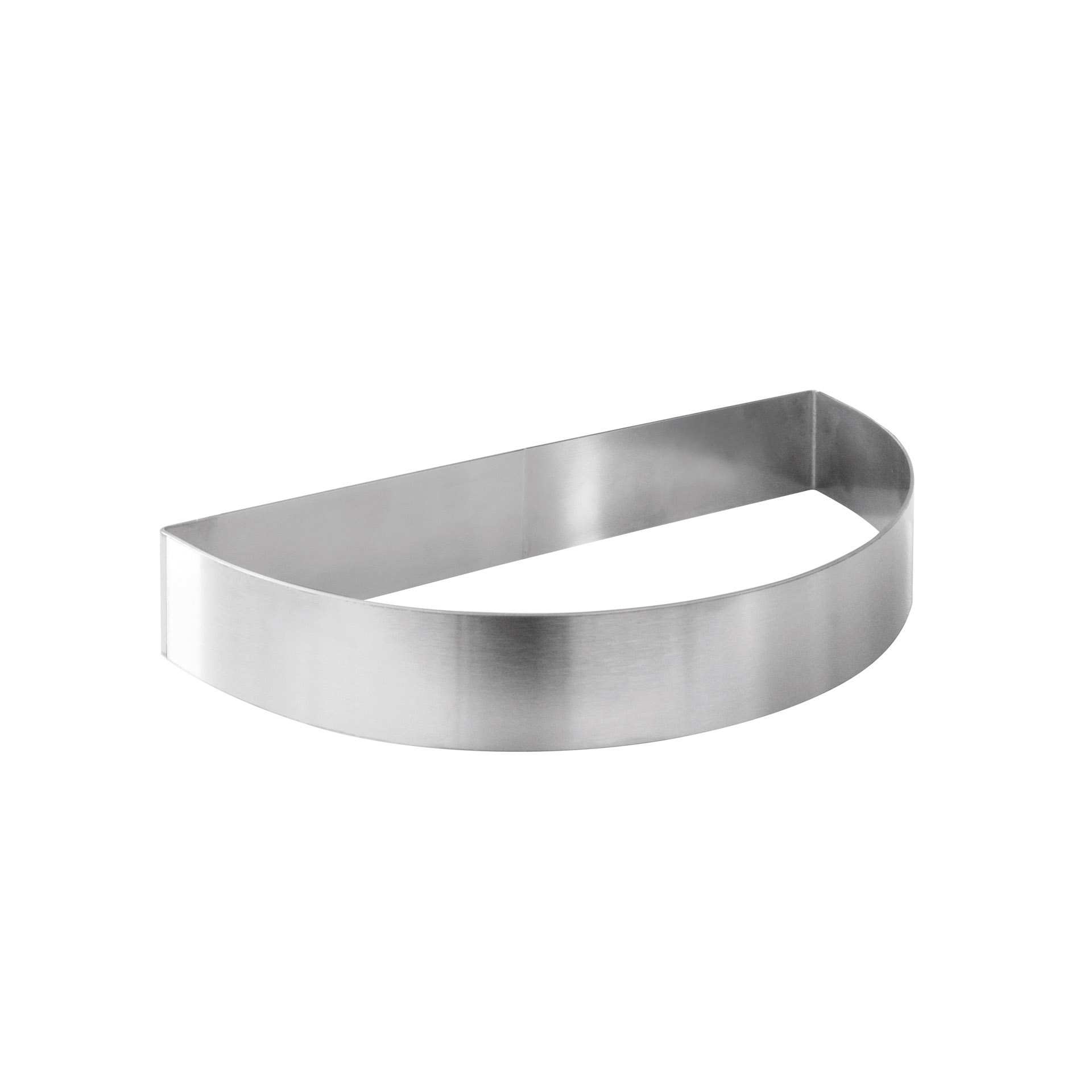 Tortenring - Halbkreis - Abm. 30,0 x 15,0 x 4,5 cm - Edelstahl - 164900-C