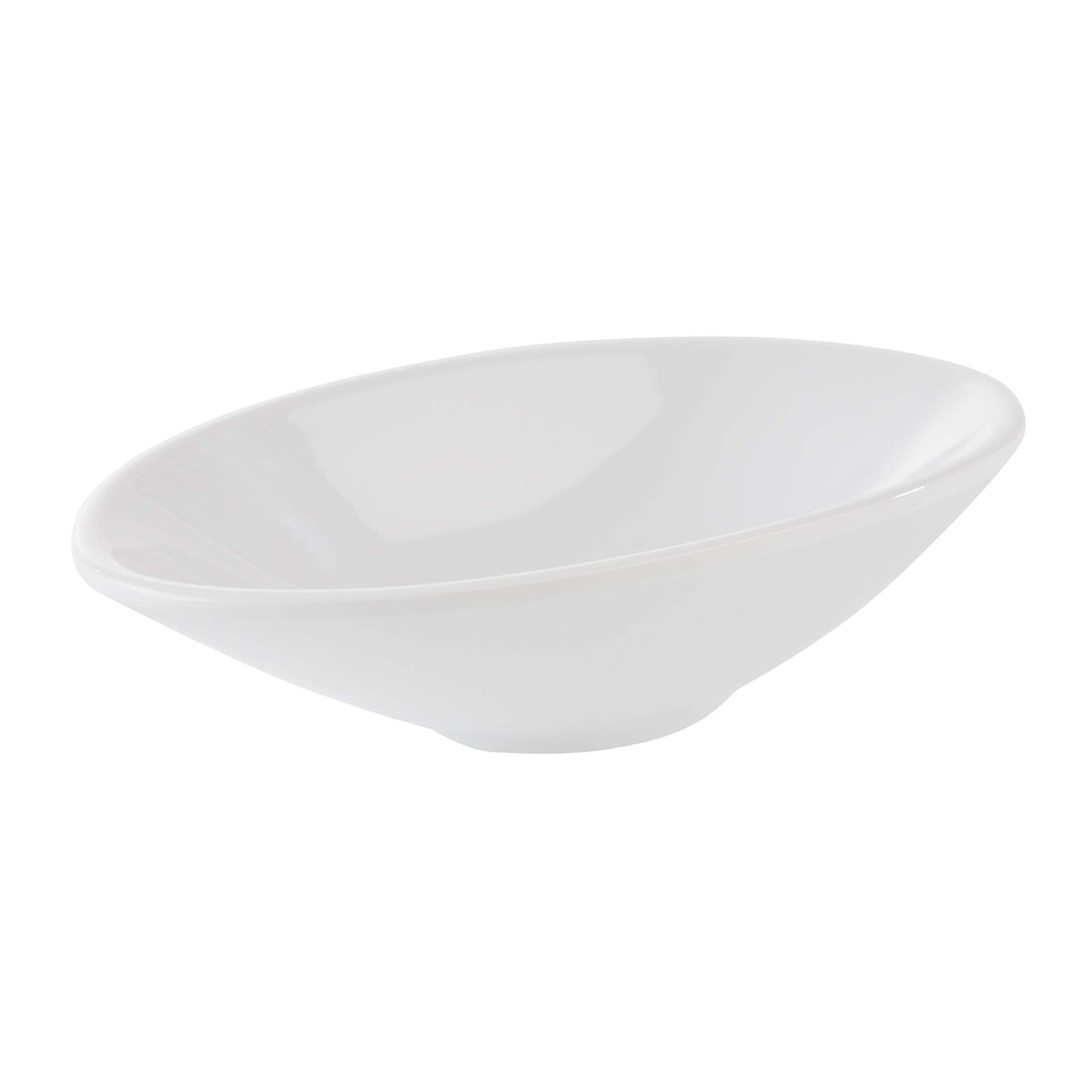 Schale - Serie Mini - weiß - Abm. 13,5 x 7,5 x 3,0 cm - Inhalt 0,07 l - Melamin - 84446-B