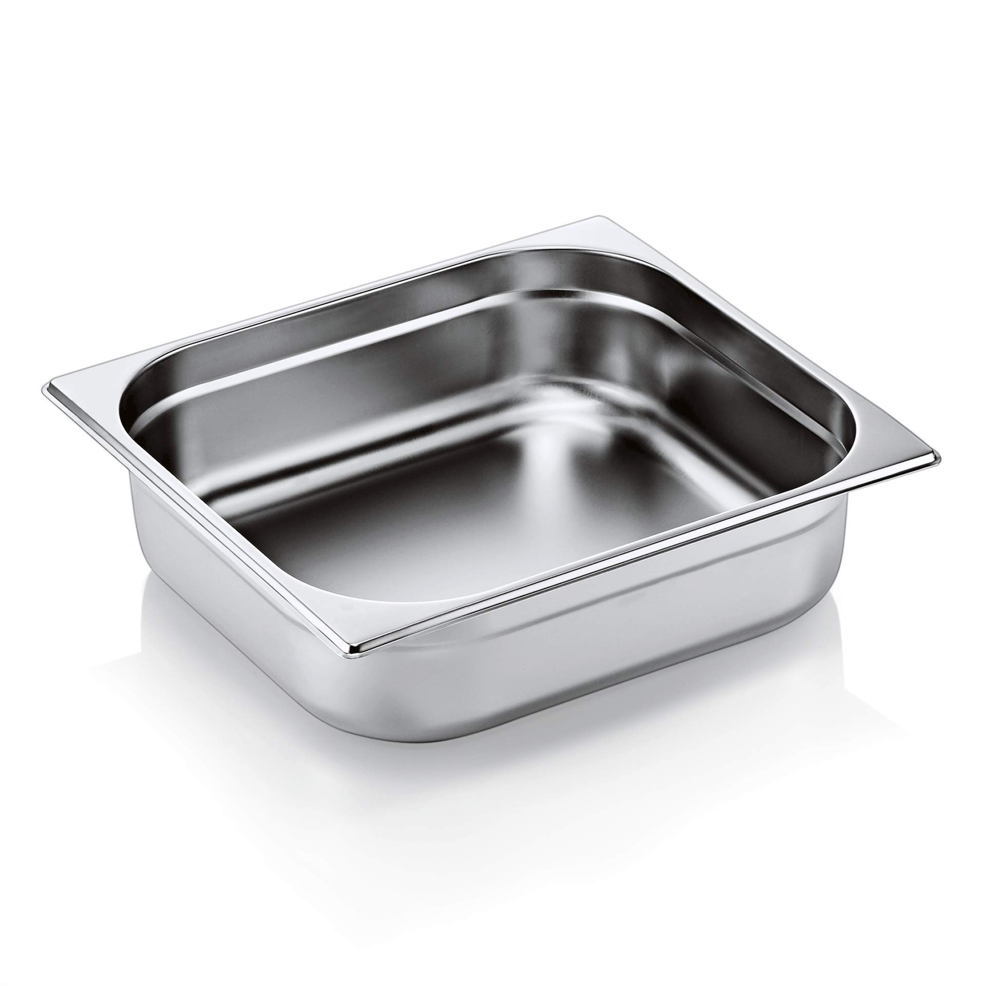GN-Behälter - GN 2/3 - 100 mm - Serie 70 - Inhalt 9,0 l - Chromnickelstahl - 7023100-A