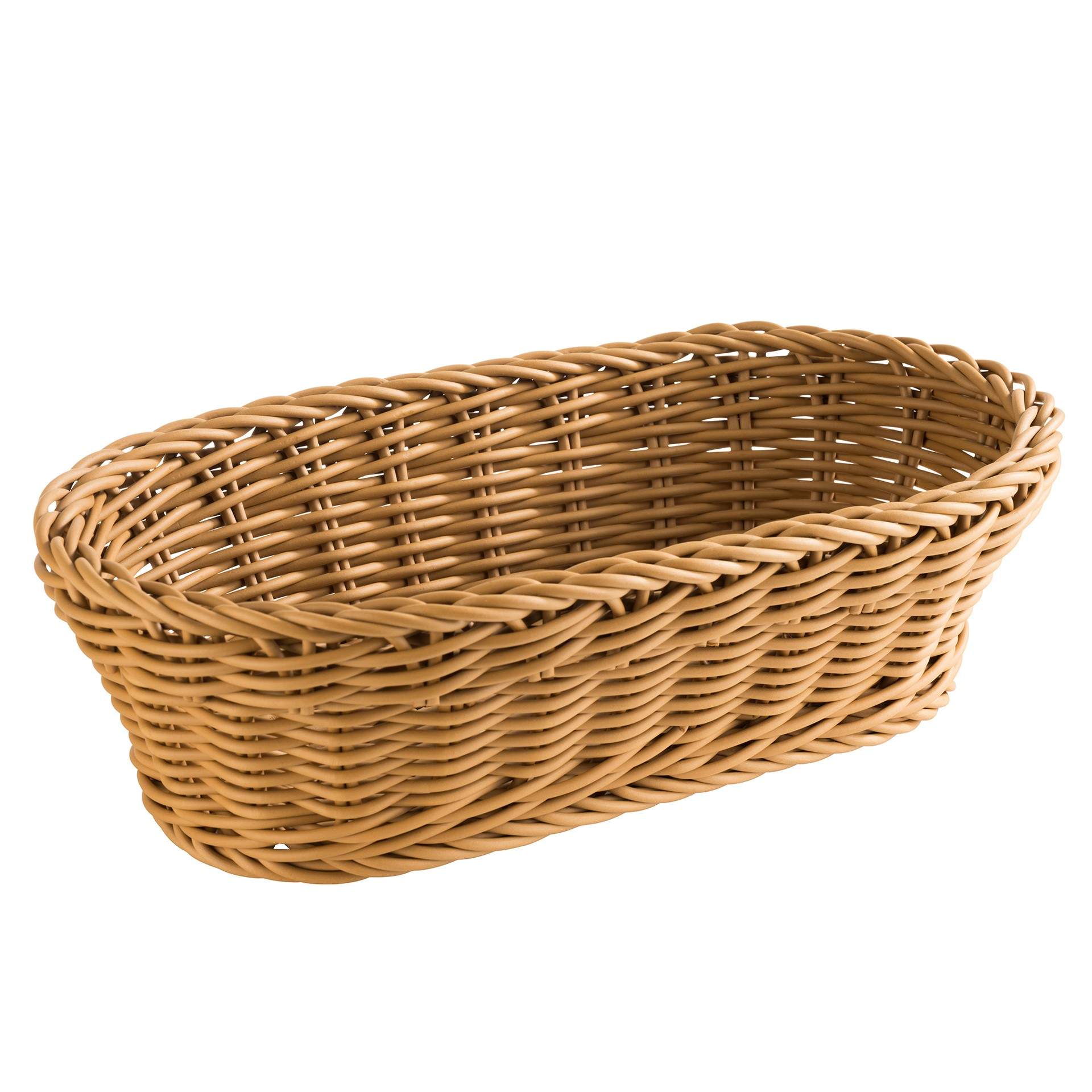 Baguette-Korb - Serie Profi Line - beige - oval - Abm. 28 x 16 x 8 cm - Polypropylen - 50806-B