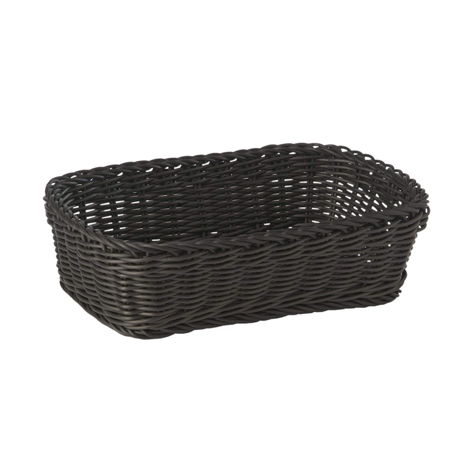 Korb - Serie Profi Line - schwarz - rechteckig - Abm. 31,0 x 21,0 x 9 cm - Polypropylen - 50707-B