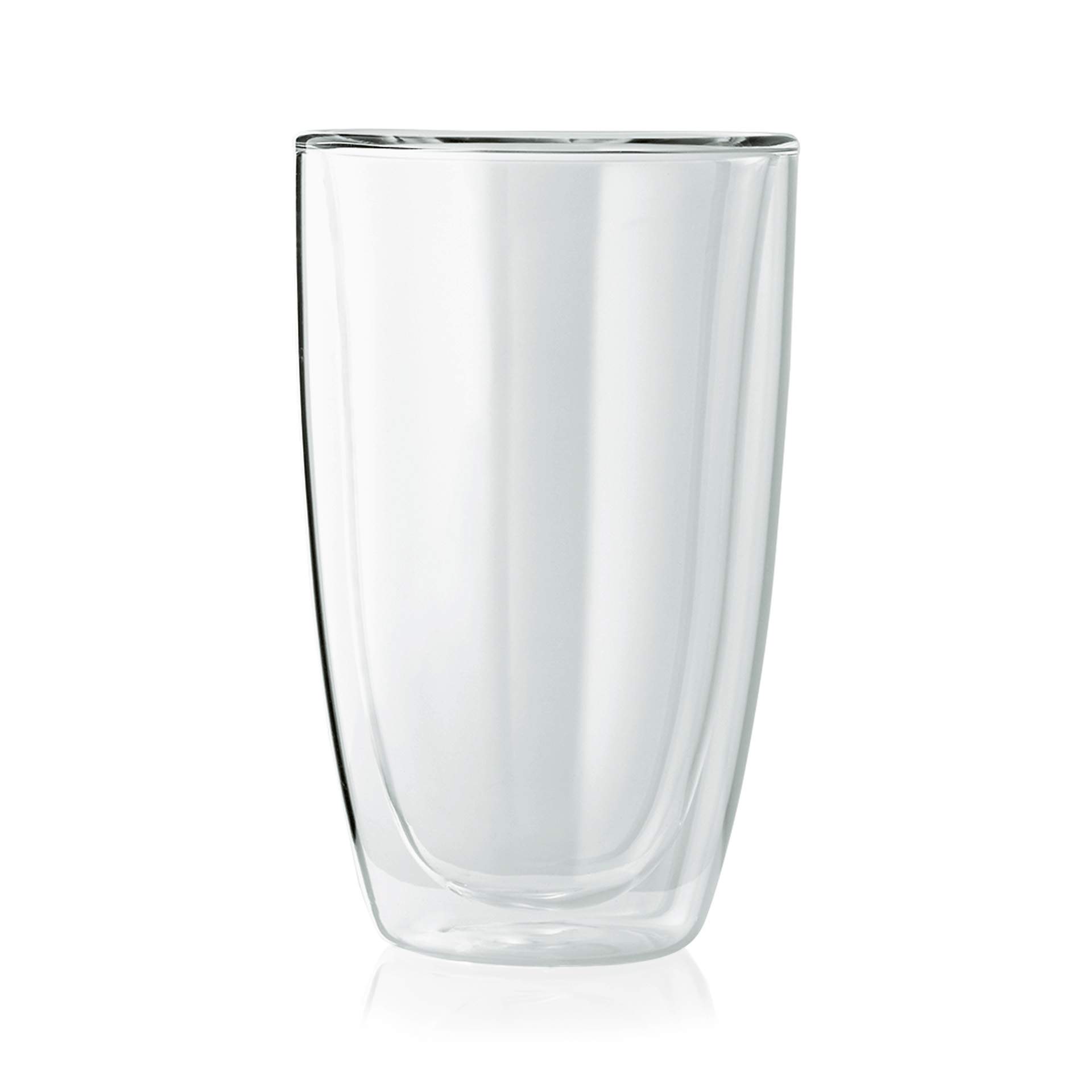 Caffe Latte Glas - Borosilikatglas - Serie Lounge - Abm. 13,6 cm - Ø oben / unten 8,4 / 5,4 cm - Inhalt 0,36 l - Glas - 1773036-A
