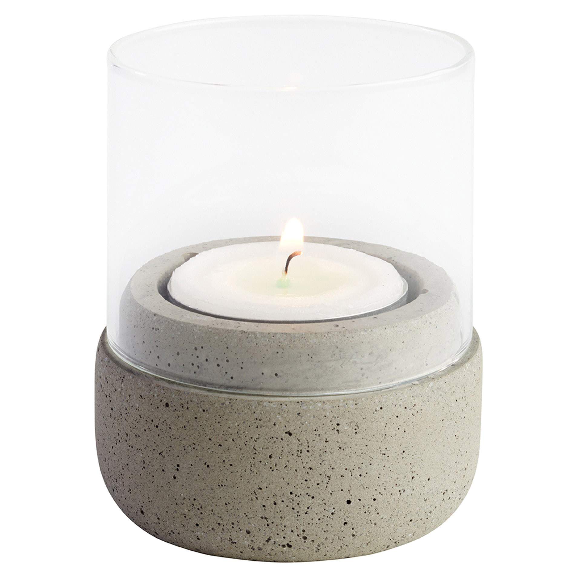 Ersatzglas - für Windlicht 3038-B - Serie Element - klar - rund - Abm. 5,0 cm - Ø 6,0 cm - Glas - 3098-B
