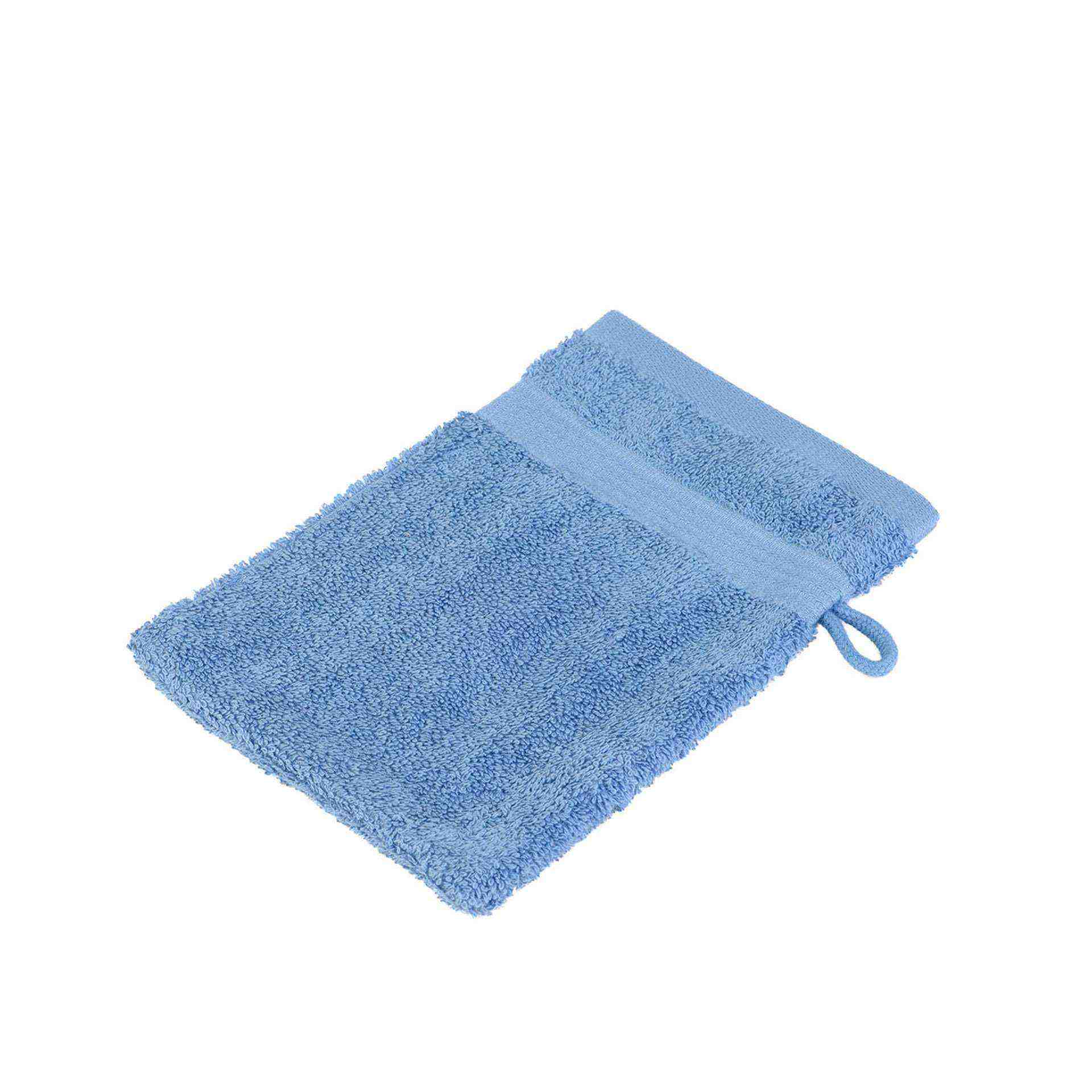Waschhandschuh - Uni - Serie NEW YORK - fjord - Abm. 17 x 24 cm - Baumwolle - 550-2247-1-D