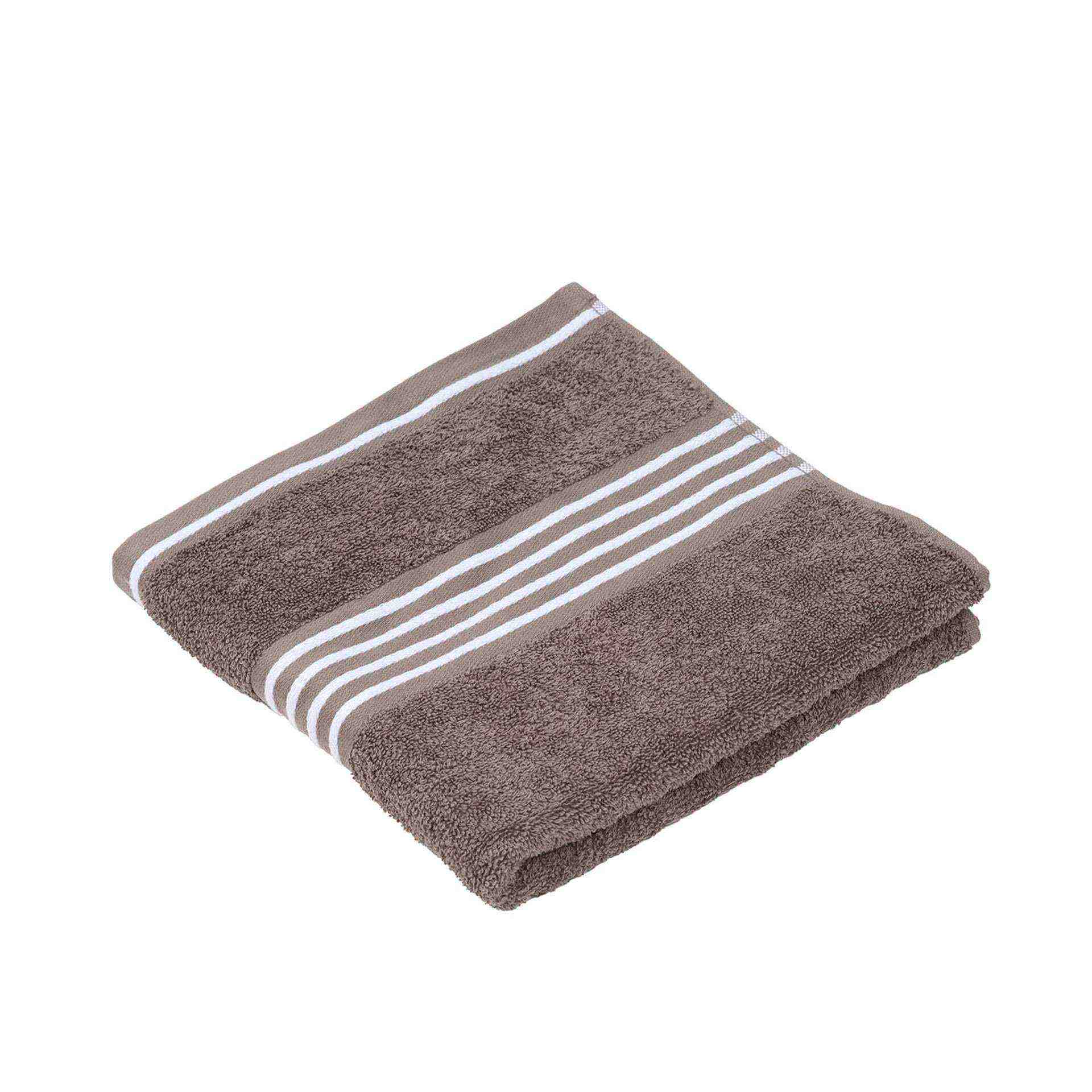 Handtuch - Serie RIO - taupe - Abm. 50 x 100 cm - Baumwolle - 140-92-4-D