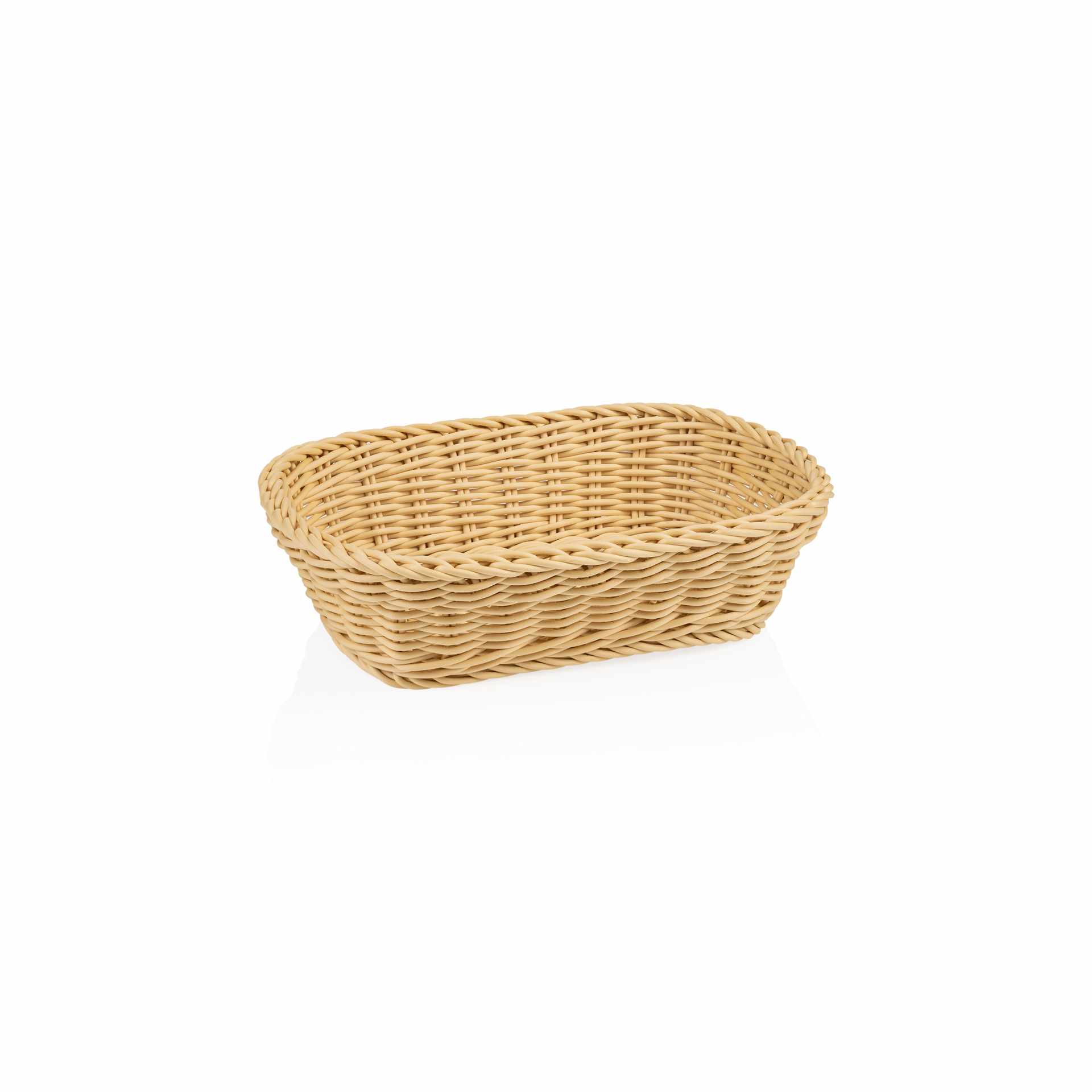 Korb - hellbeige - Abm. 26,5 x 19 x 7 cm - Polypropylen - 5070326-A