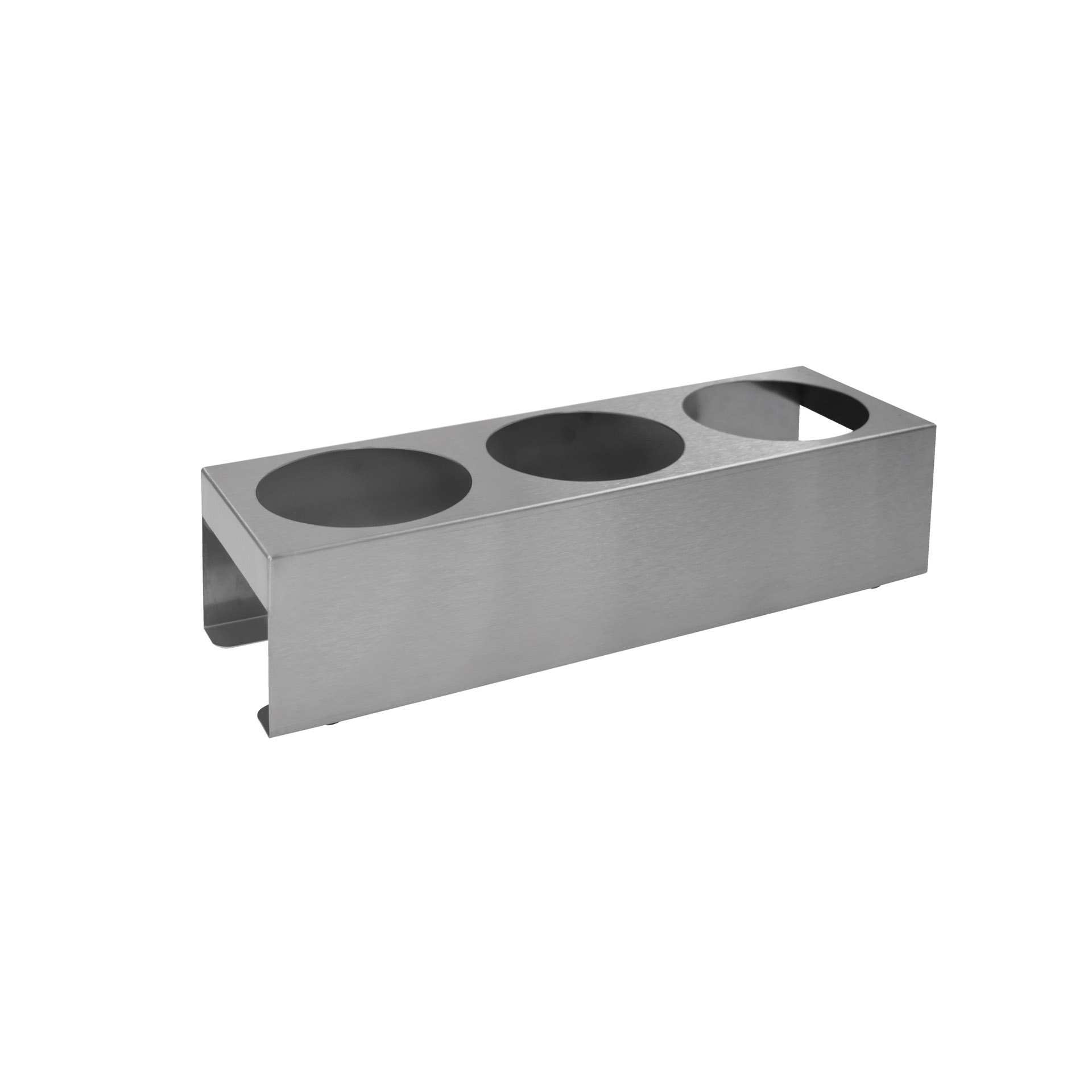 Ständer - für Druckknopf-Dosierspender - Abm. 40,0 x 13,0 x 10,0 cm - Edelstahl - 152990-C