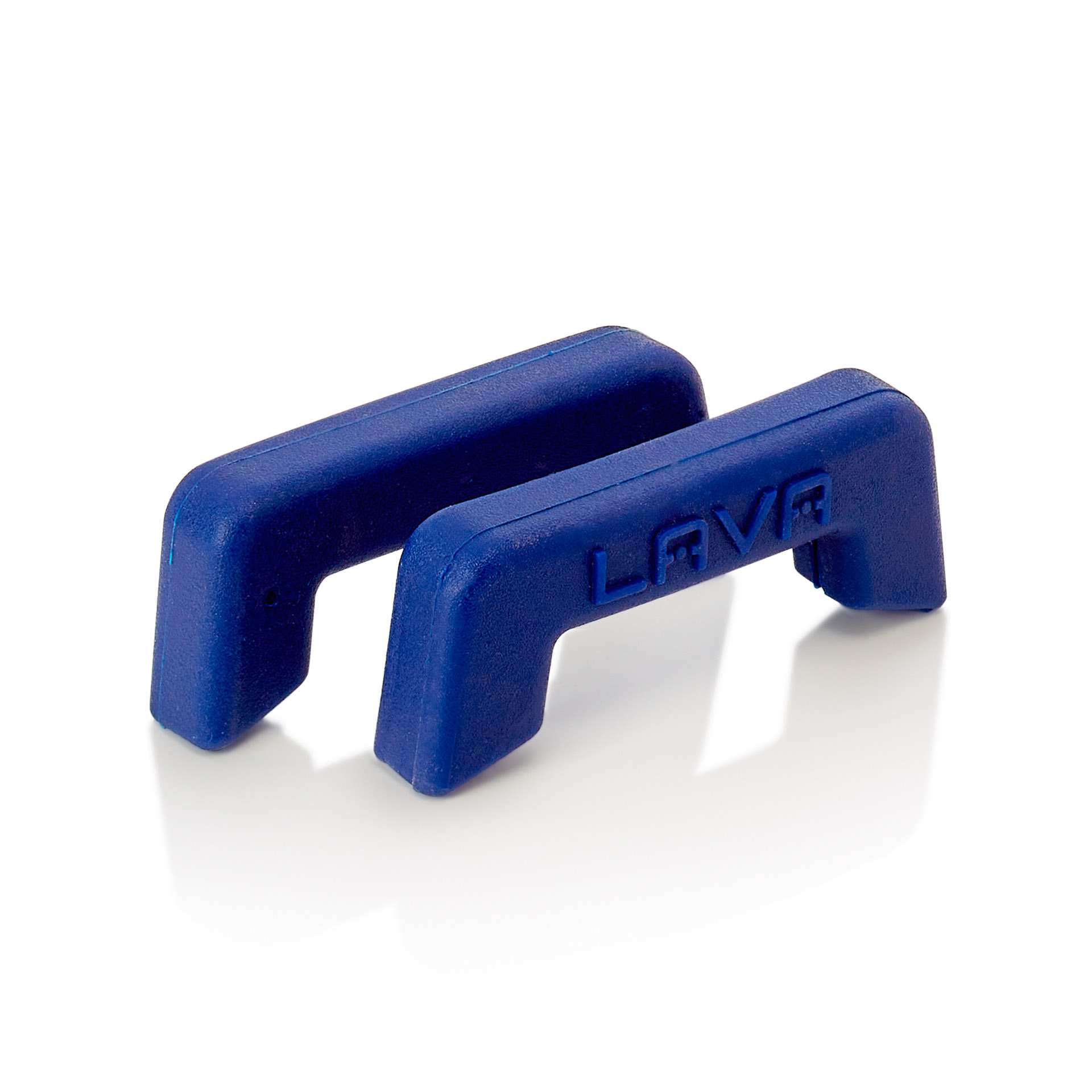 Griff - Serie Lava - blau - Abm. 9,5 x 3,4 x 1,5 cm - Silikon - 364702001-A