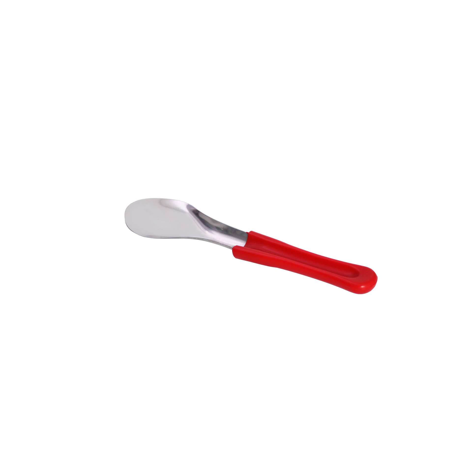 Eisspachtel - mit Kunststoffgriff - rot - Abm. 26,0 x 6,5 x 1,5 cm - Edelstahl - 195120-C