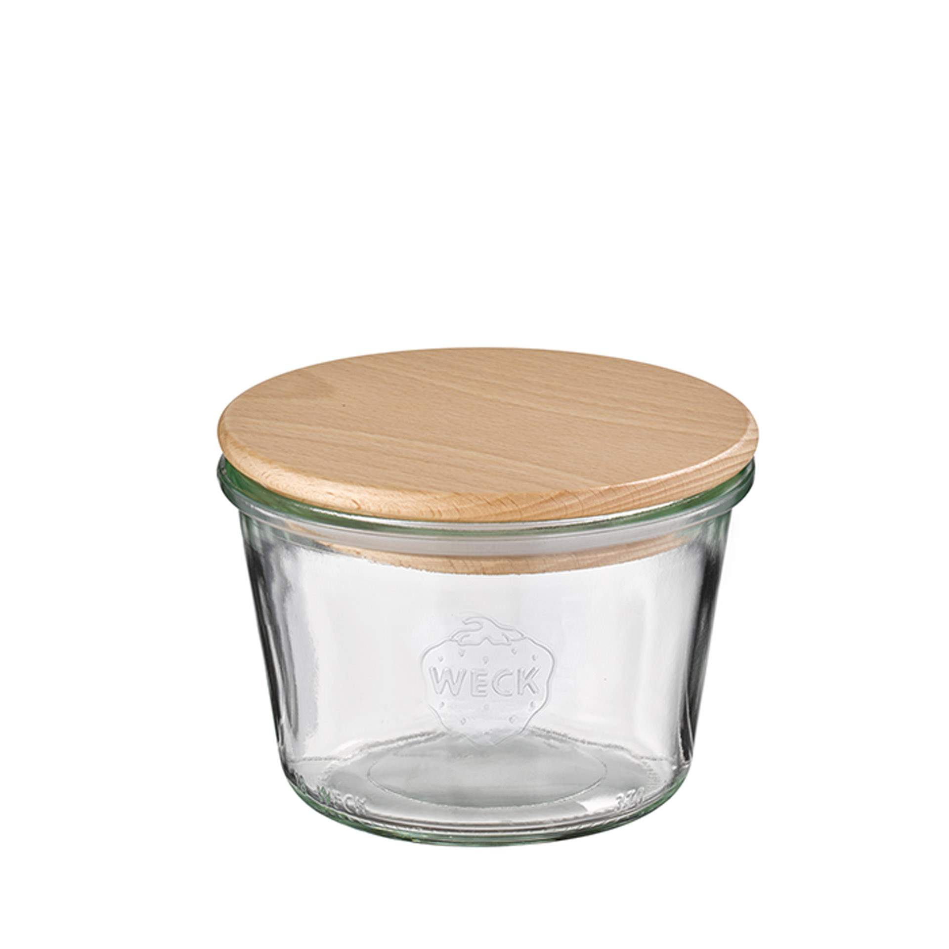 Weck-Glas - mit Deckel - Höhe 7,5 cm - Ø 11 cm - Inhalt 0,37 l - Glas - 82243-B