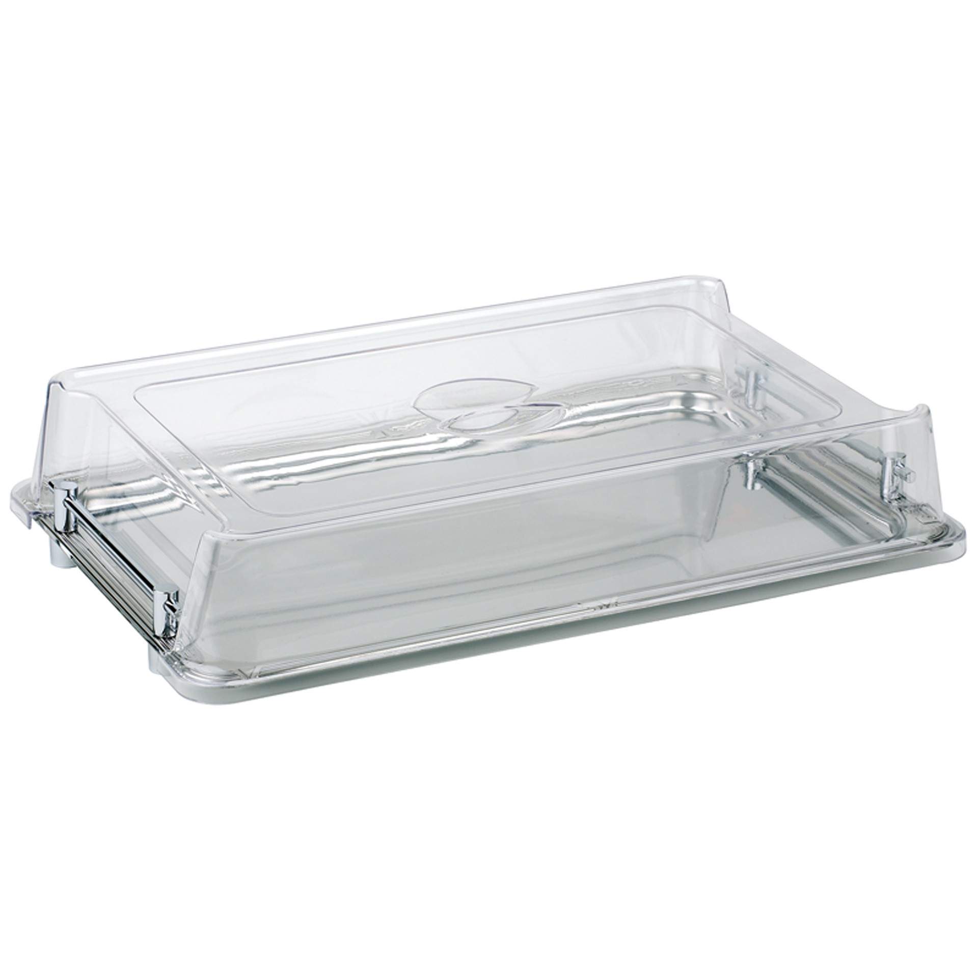 GN-Haube - glasklarer Kunststoff - Serie Hochstapler - transparent - rechteckig - Abm. 9,0 cm - GN 1/1 (530 x 325 mm) - PETG - 11305-B