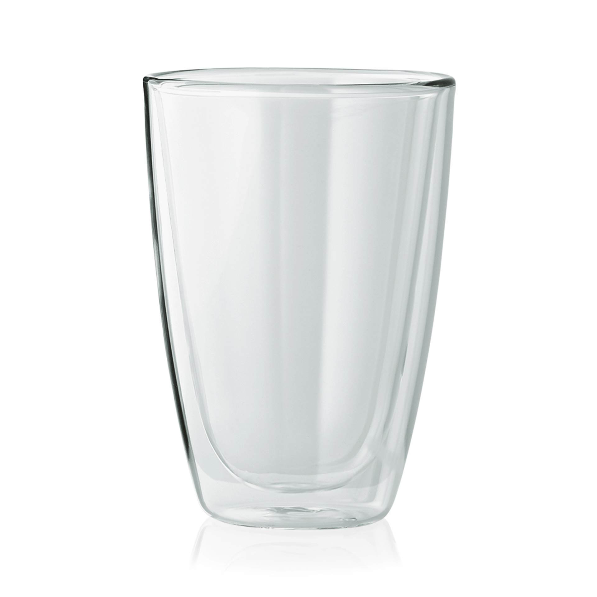 Latte Macchiato Glas - Borosilikatglas - Serie Lounge - Abm. 12,3 cm - Ø oben / unten 8,2 / 5,4 cm - Inhalt 0,31 l - Glas - 1773031-A