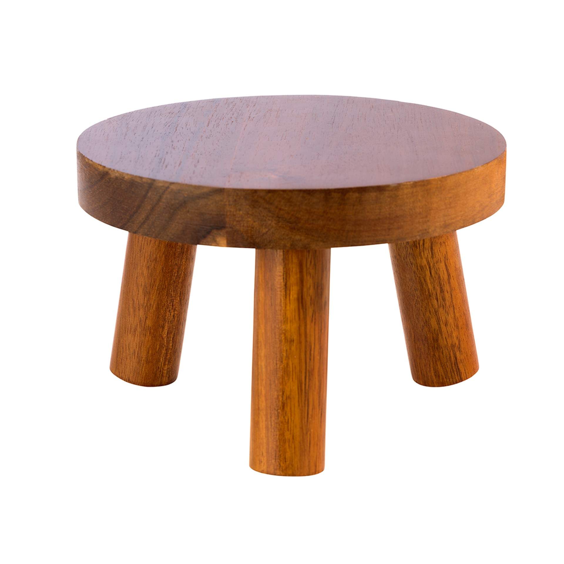 Buffet-Ständer - standfest - Abm. 10,0 cm - Ø 15,0 cm - Akazienholz - 33255-B