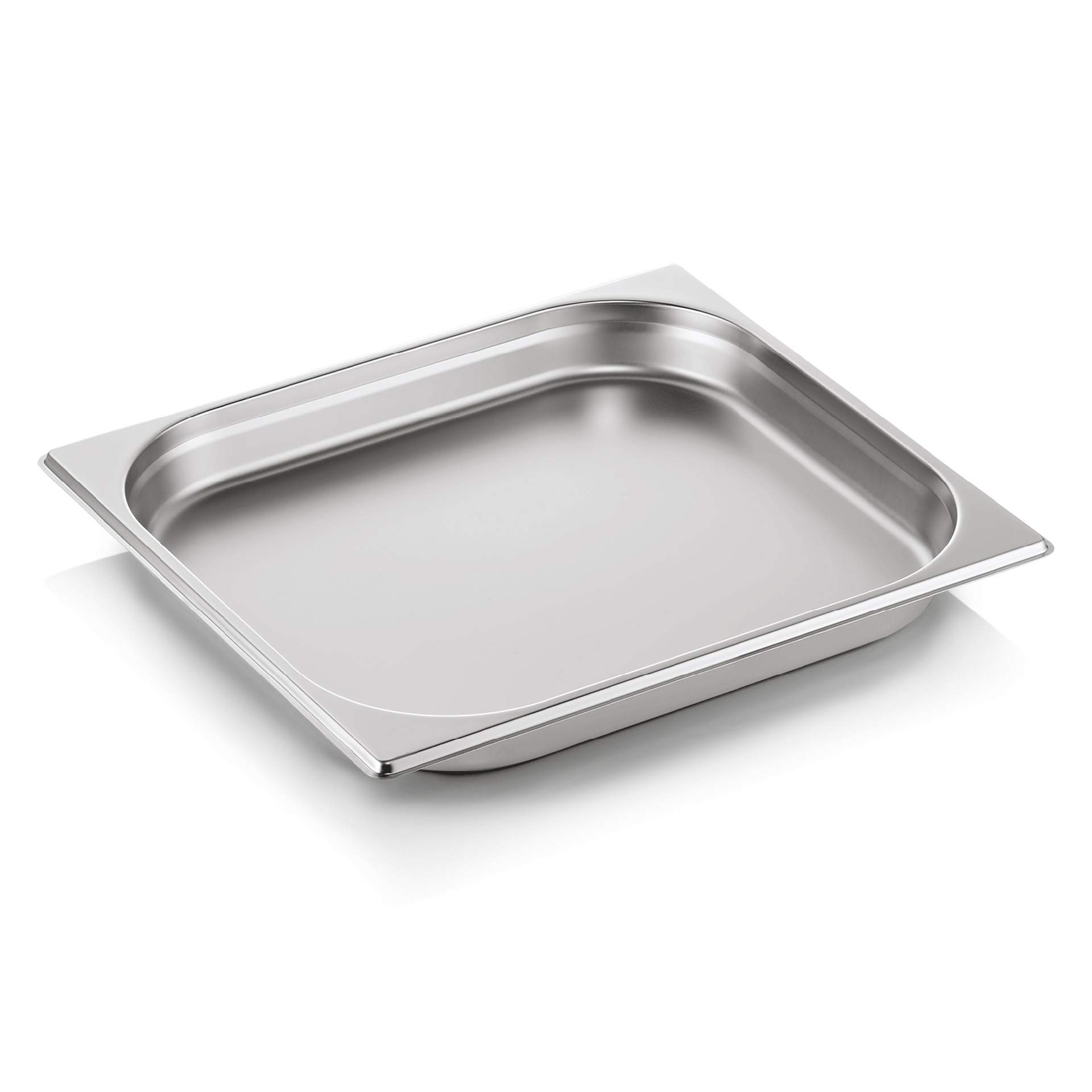 GN-Behälter - GN 2/3 - 40 mm - Serie 70 - Inhalt 3,0 l - Chromnickelstahl - 7023040-A
