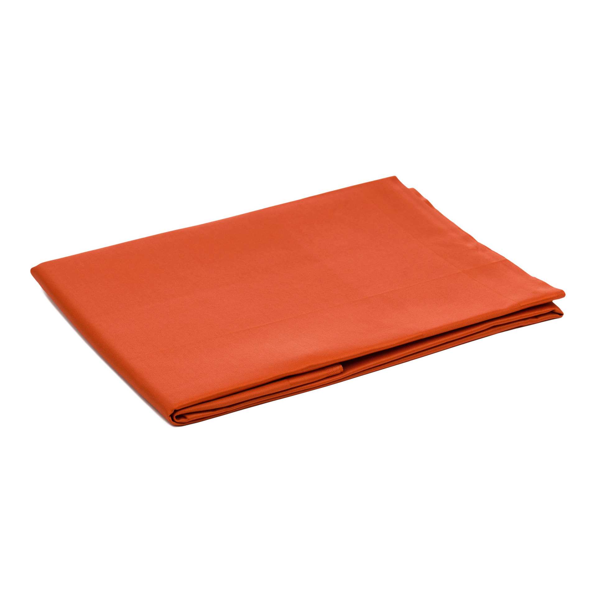 Tischdecke - Atlaskante - Serie TOCCATA - orange - Abm. 130 x 130 cm - Baumwolle - 3801-36-1313-D