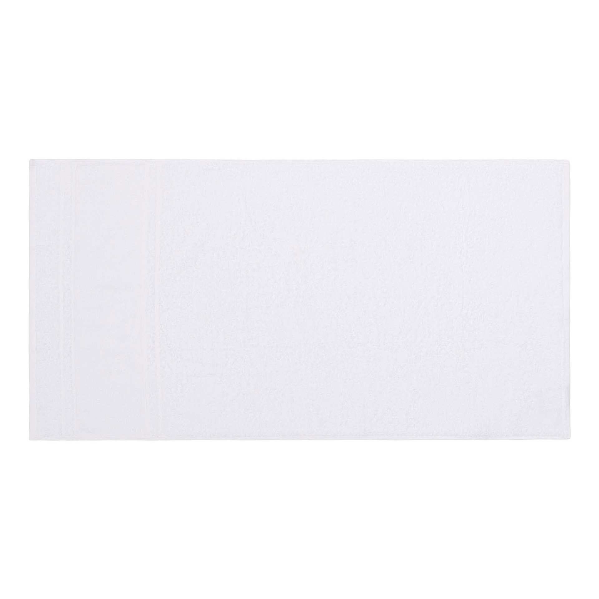 Bade-/ Saunatuch - Serie PORTO - weiß - Abm. 100 x 180 cm - Baumwolle - 200001-9-00-D