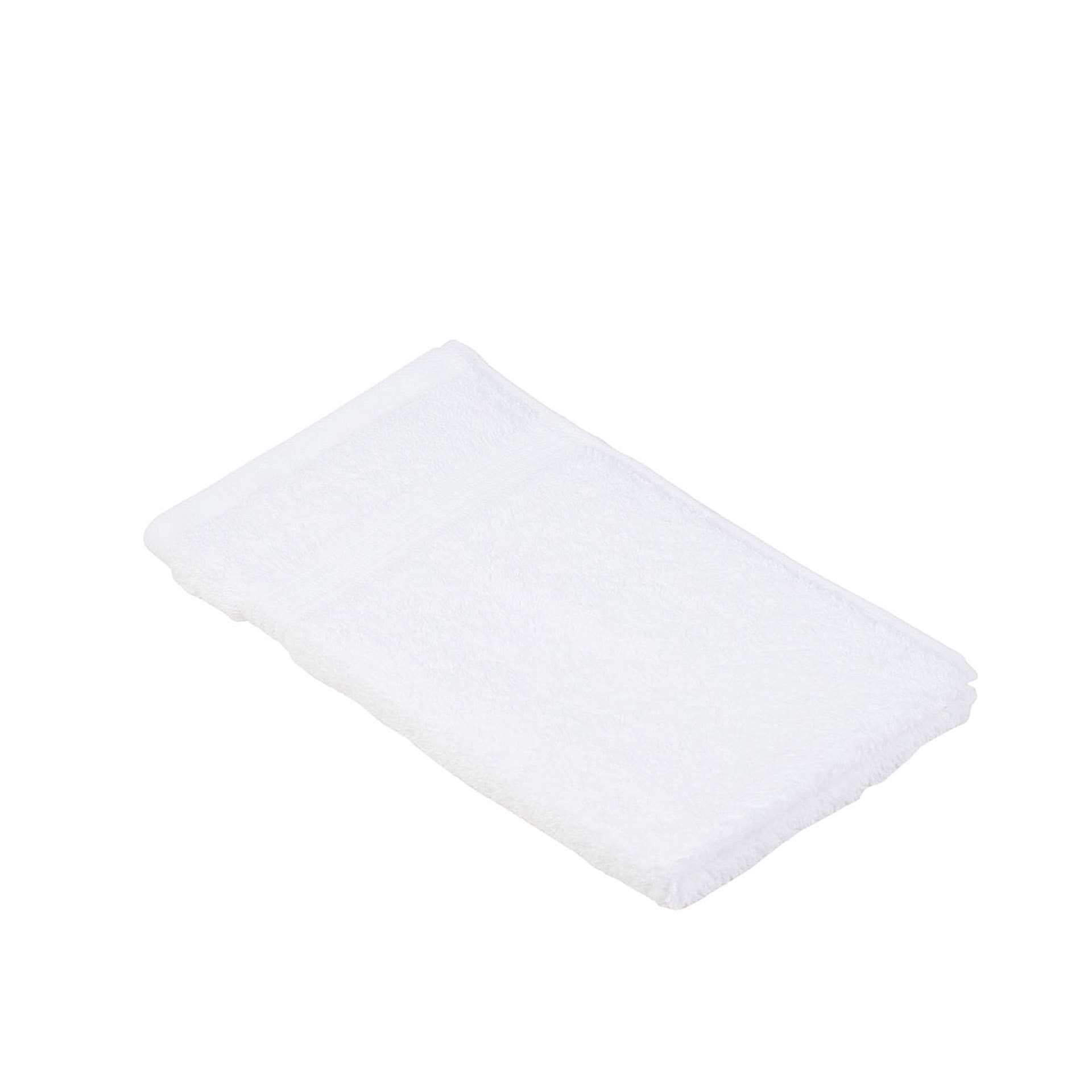 Gästetuch - Uni - Serie NEW YORK - weiß - Abm. 30 x 50 cm - Baumwolle - 550-0000-3-D