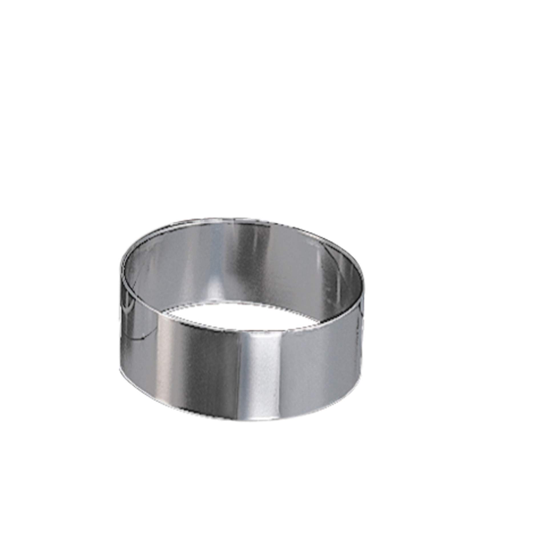 Tortenring - stufenlos verstellbar - rund - Abm. 7,0 cm - Ø 16,5 - 32 cm - Edelstahl - 40-B